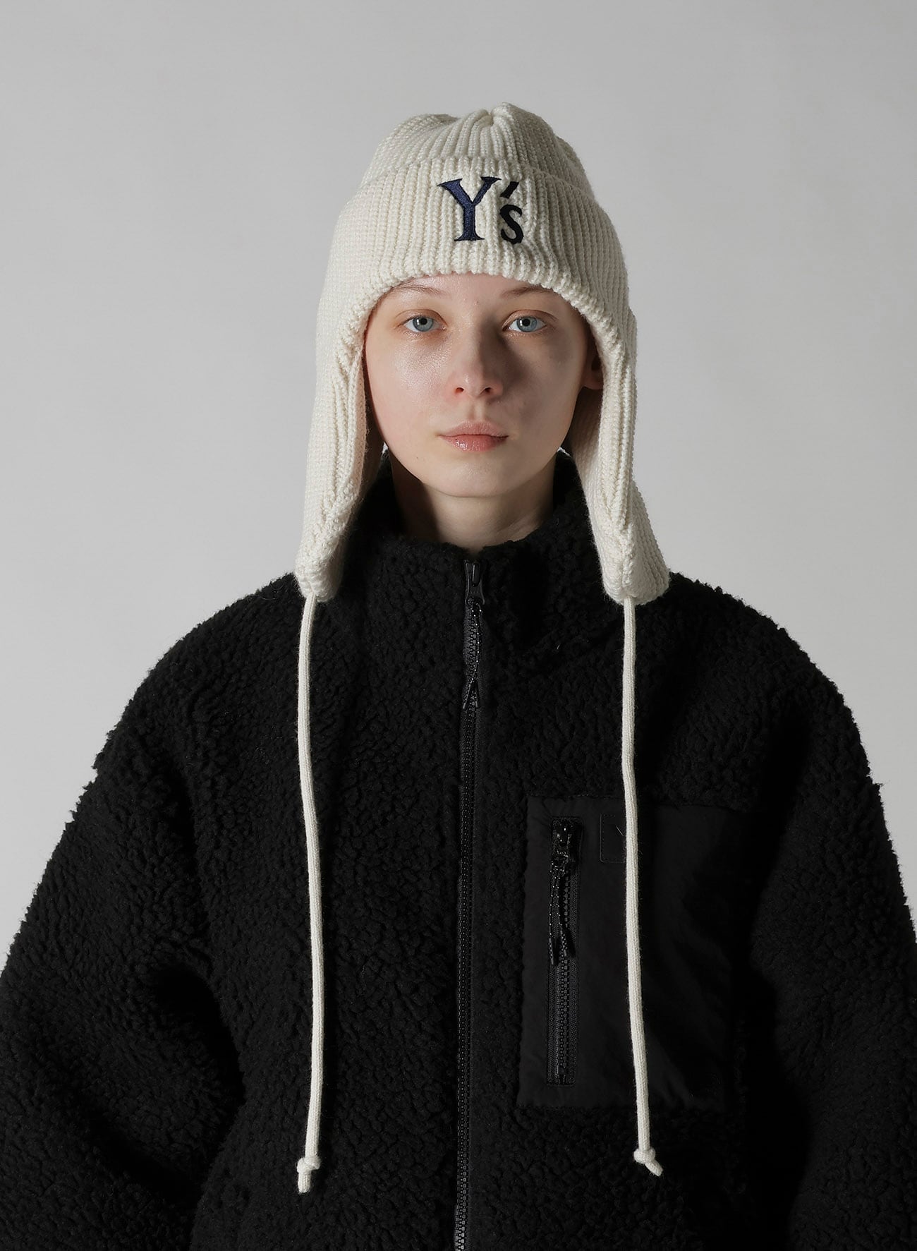 Y's × New Era KNIT TRAPPER(FREE SIZE Ivory): Y's｜THE SHOP