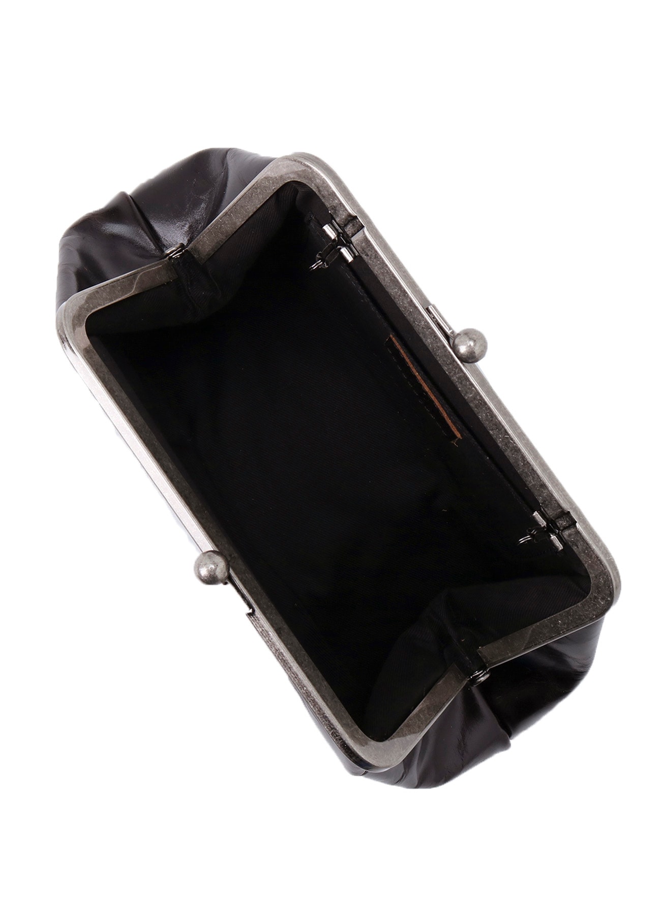 GLOSSY LEATHER CURVY BAG S