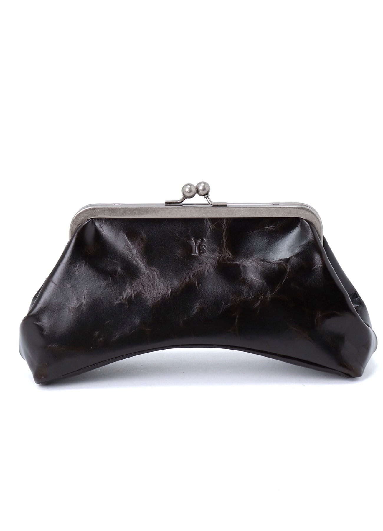 GLOSSY LEATHER CURVY BAG S