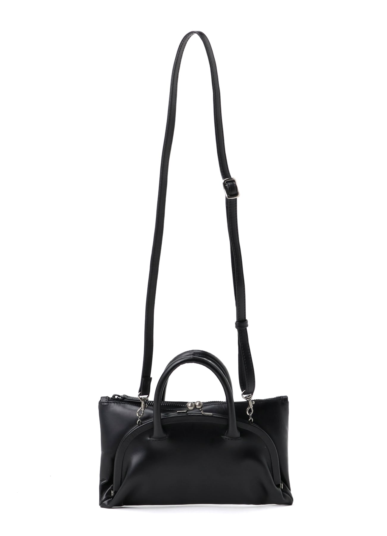 SEMI-GLOSS LEATHER SHOULDER 2WAY BAG