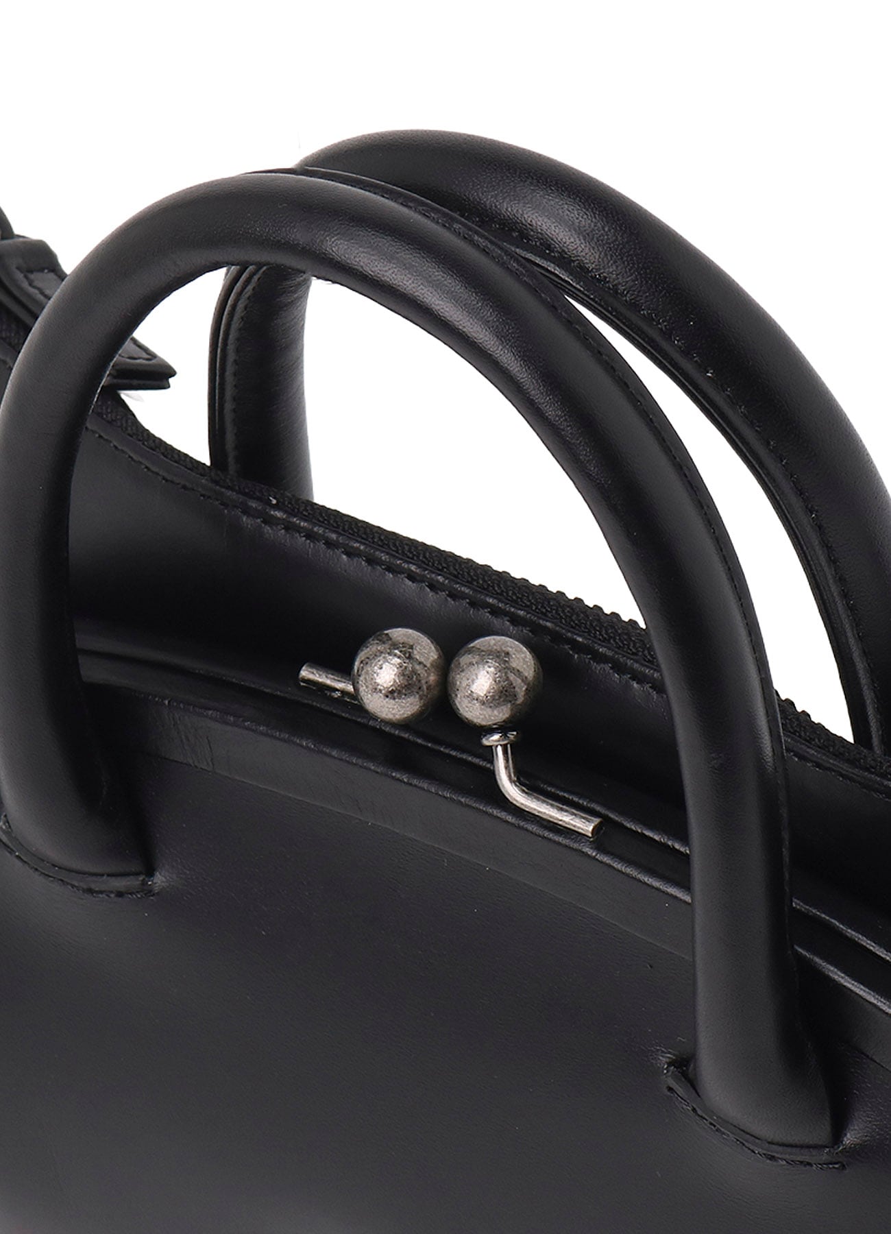 SEMI-GLOSS LEATHER SHOULDER 2WAY BAG