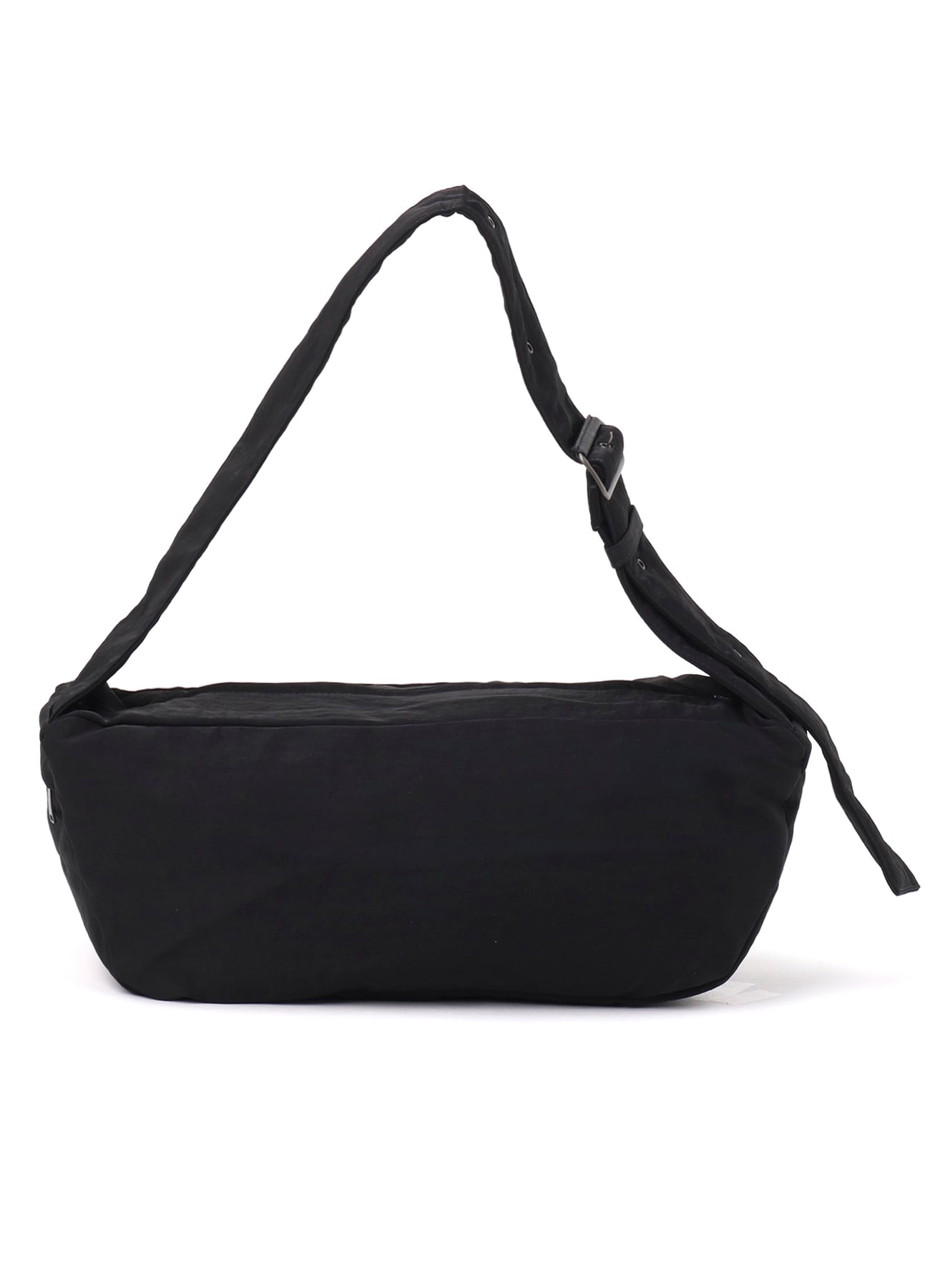 NYLON WASHER TWILL BOX SHOULDER BAG