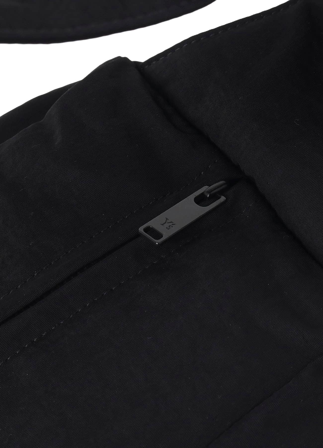 NYLON WASHER TWILL BOX SHOULDER BAG