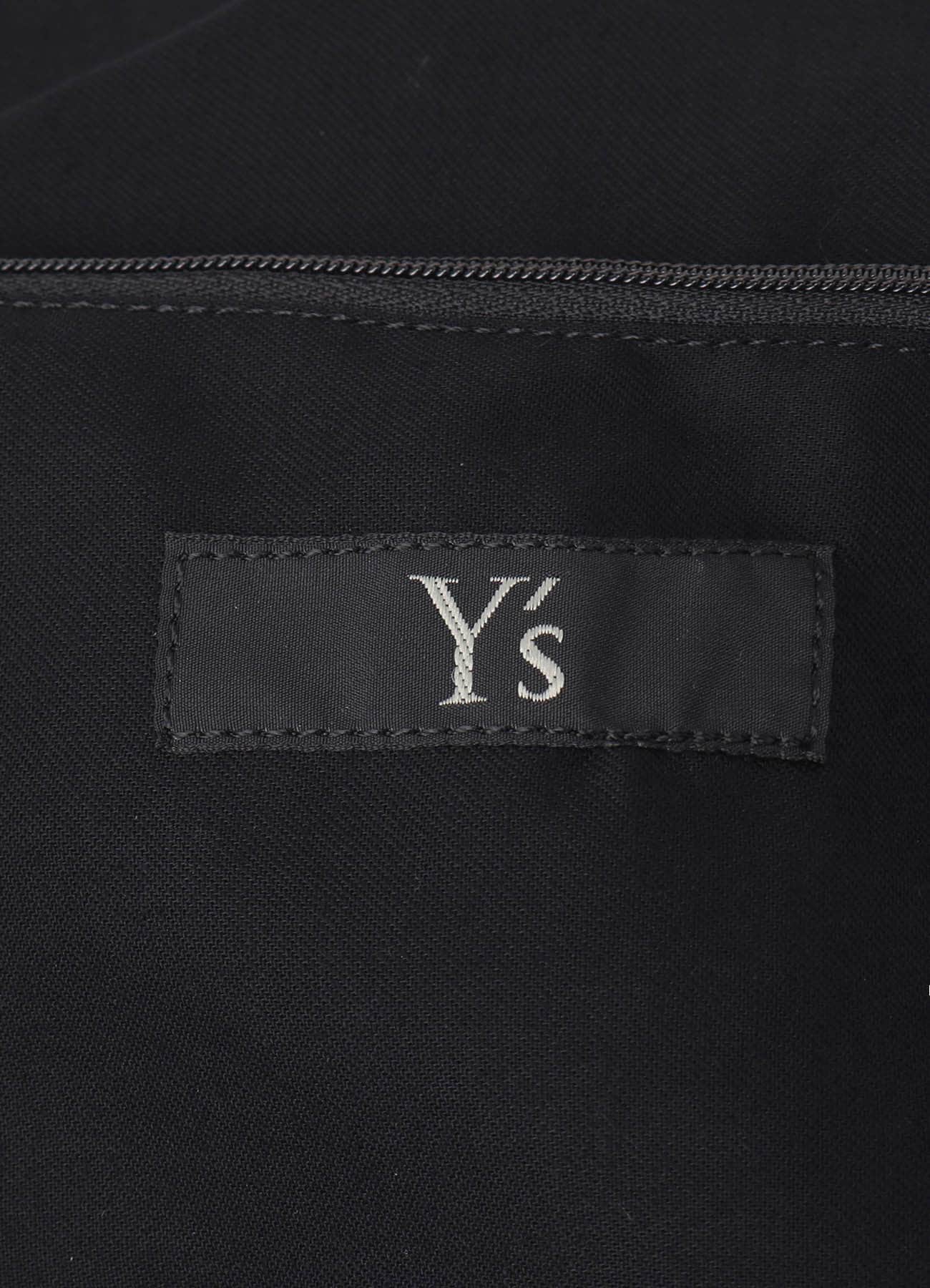 NYLON WASHER TWILL BOX SHOULDER BAG