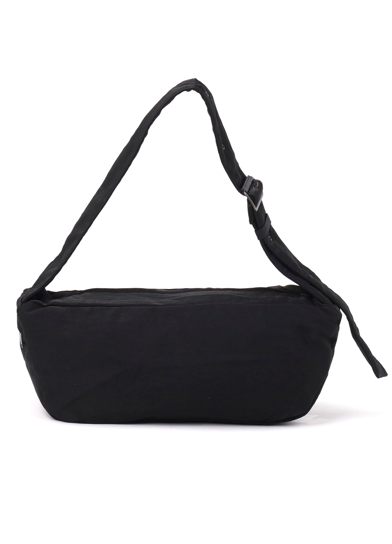 NYLON WASHER TWILL BOX SHOULDER BAG