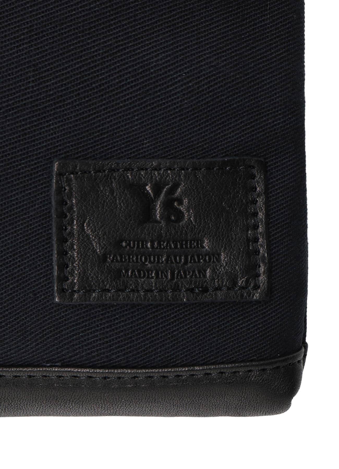 COTTON LINEN TWILL / LEATHER SACOCHE