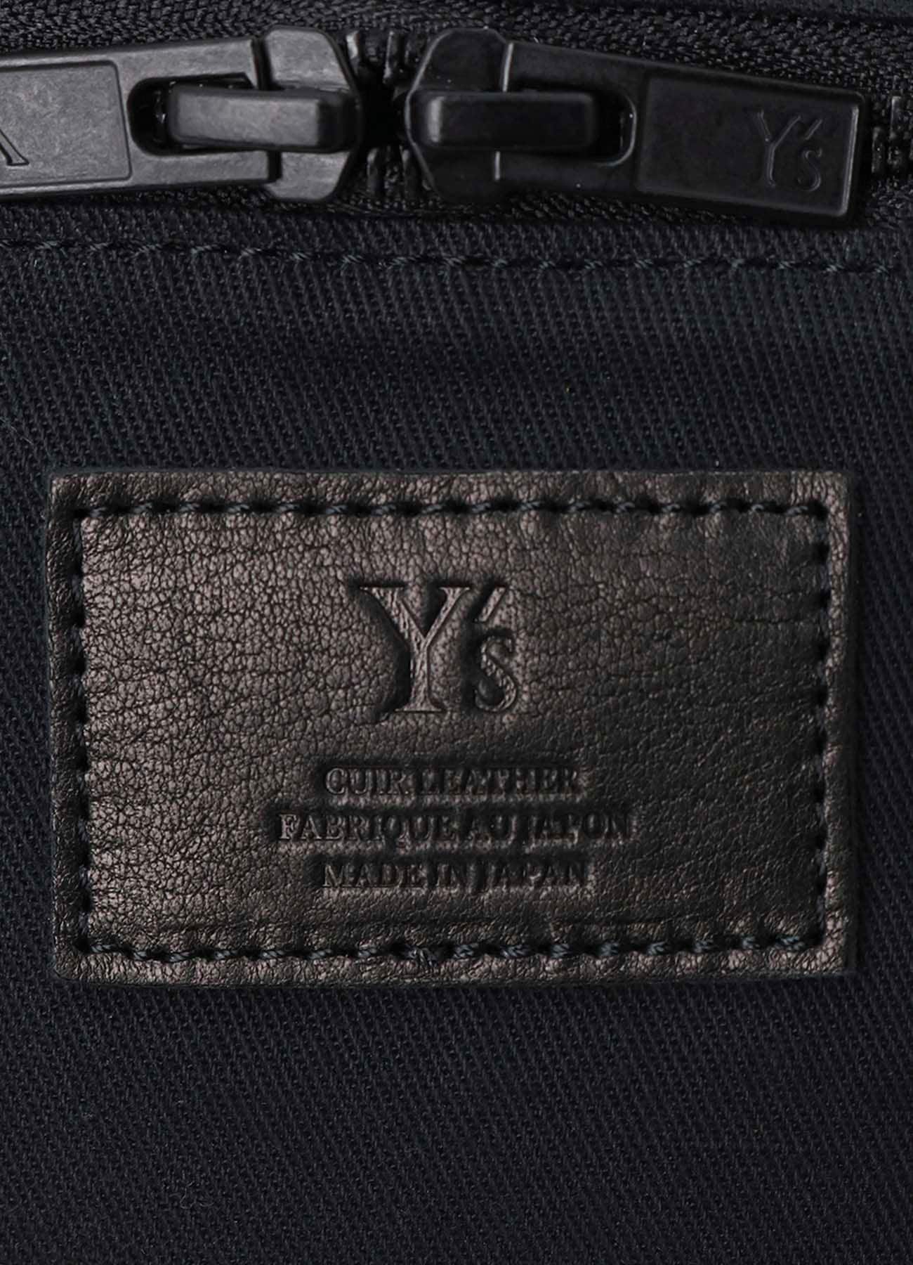 COTTON LINEN TWILL / LEATHER CROSSBODY BAG