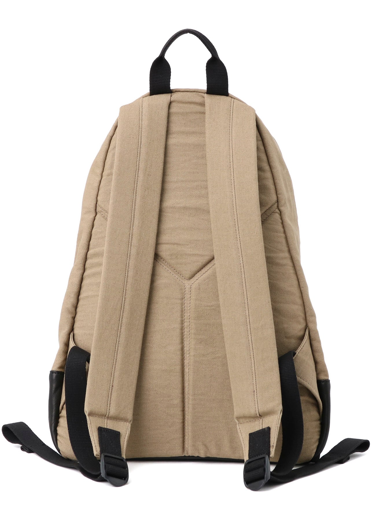 COTTON LINEN TWILL / LEATHER BACKPACK(FREE SIZE Beige): Y's
