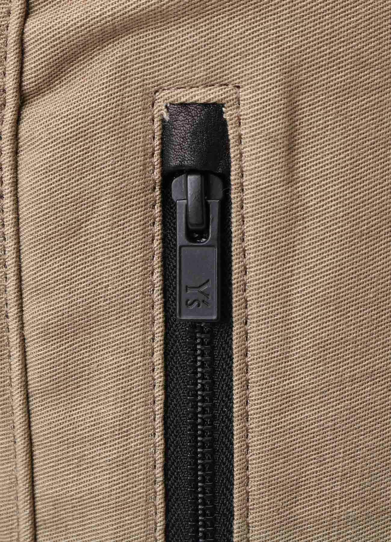 COTTON LINEN TWILL / LEATHER BACKPACK