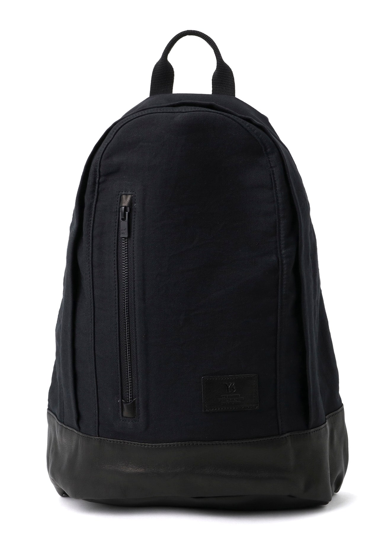 COTTON LINEN TWILL / LEATHER BACKPACK