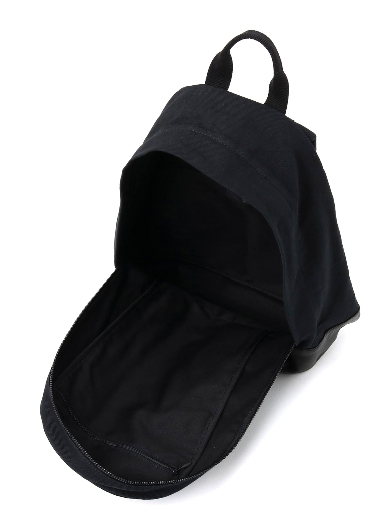 COTTON LINEN TWILL / LEATHER BACKPACK