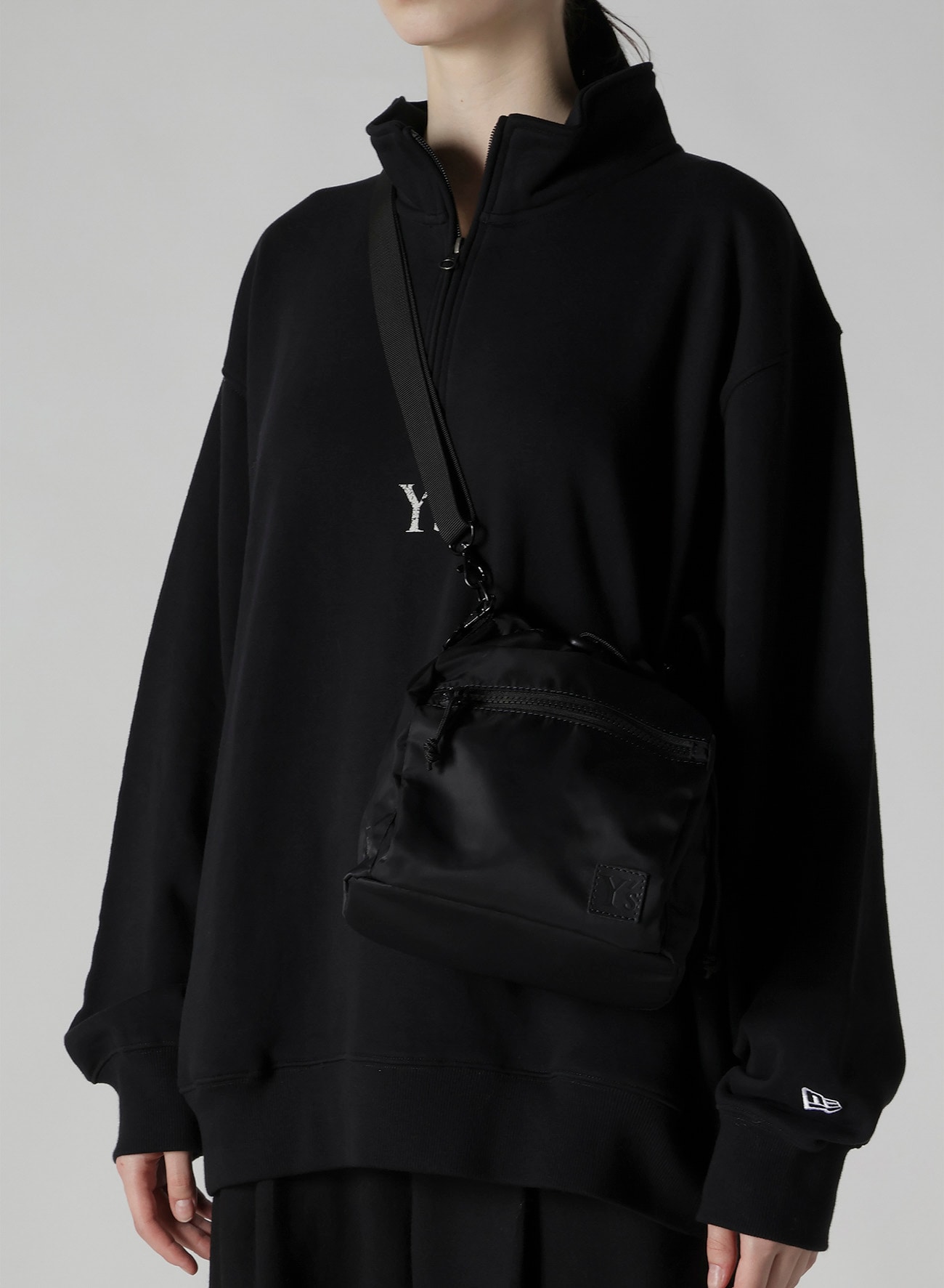 Y's × New Era 2WAY DRAWSTRING POUCH