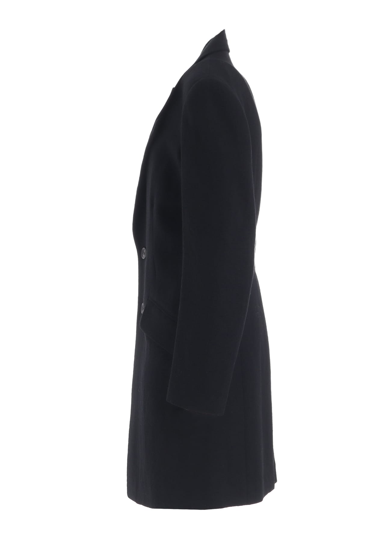 MILLING WOOL SERGE PEAKED LAPEL JACKET