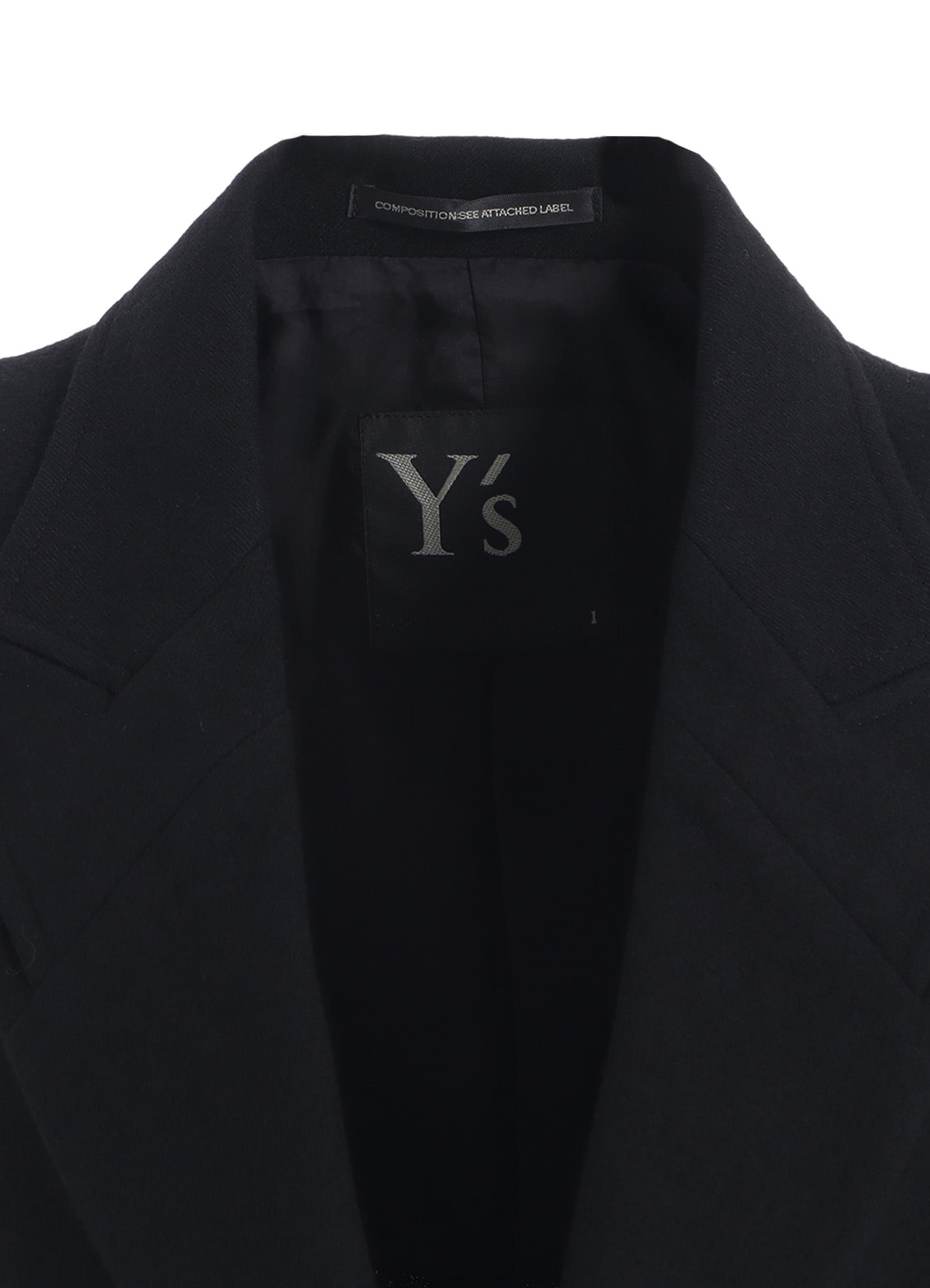 MILLING WOOL SERGE PEAKED LAPEL JACKET