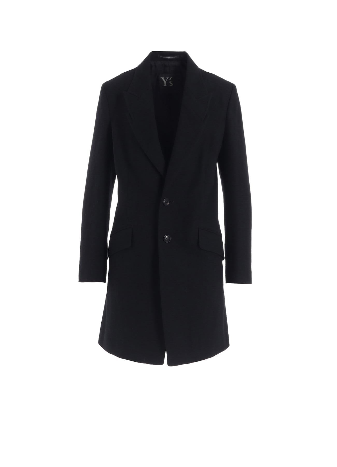 MILLING WOOL SERGE PEAKED LAPEL JACKET