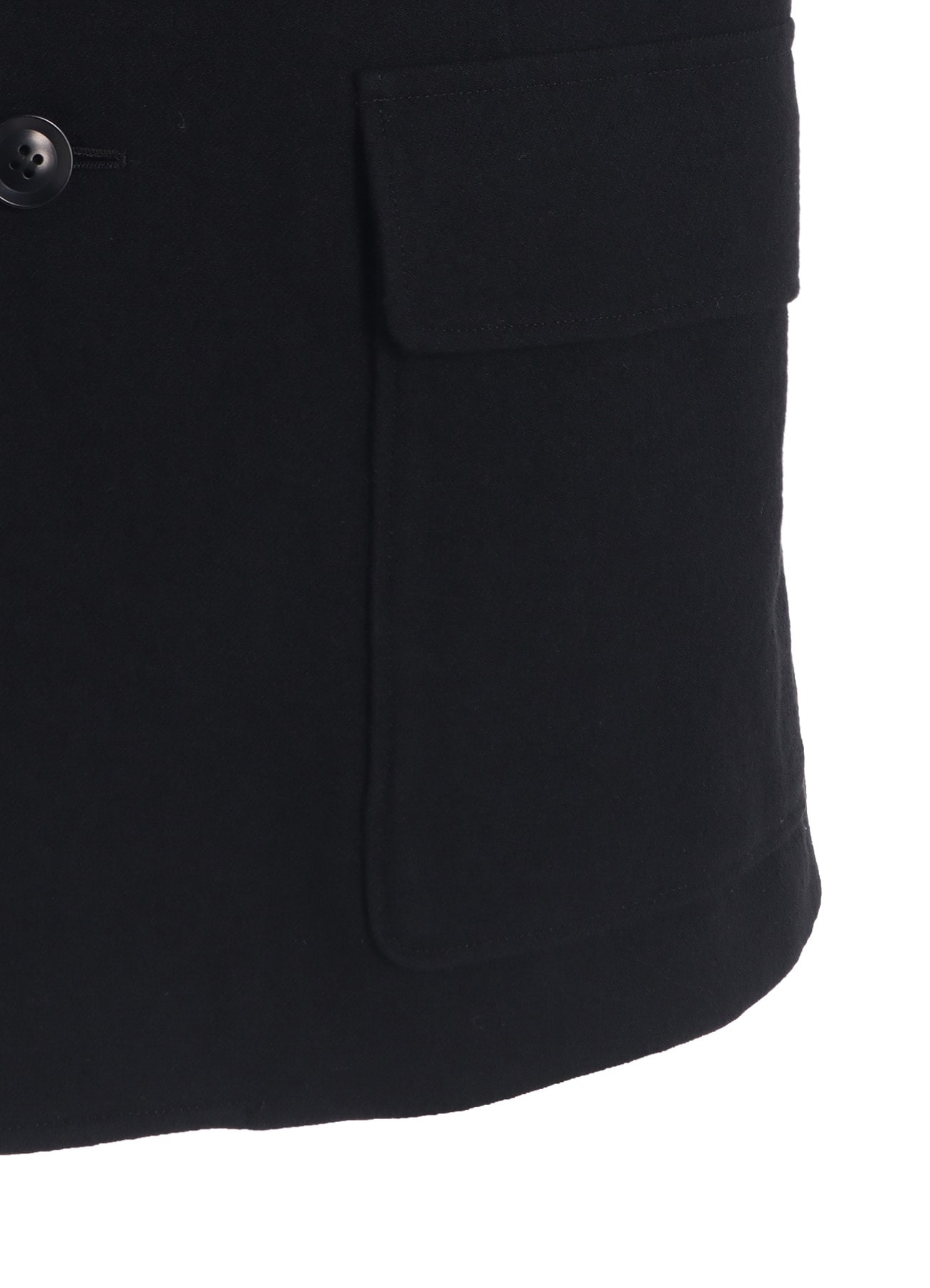 MILLING WOOL SERGE NOTCHED LAPEL JACKET