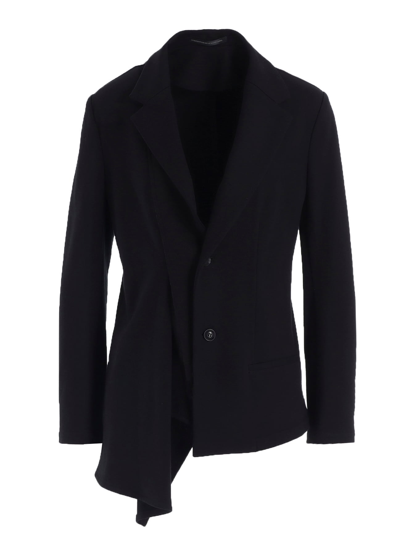 ASYMMETRIC COMBED FLEECE JACKET(XS Black): Y's｜THE SHOP