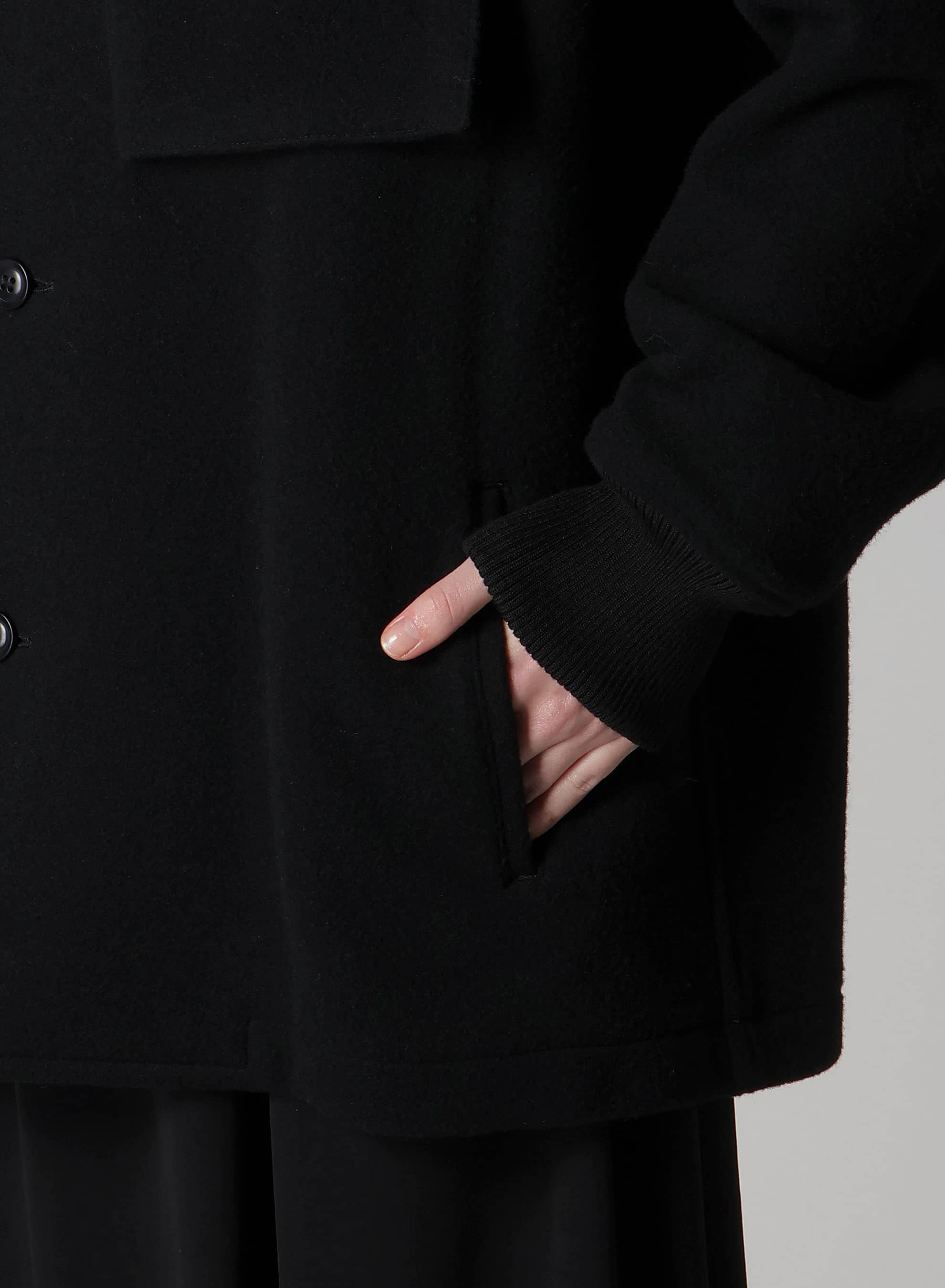 WOOL MOSSER LEFT SIDE CHEST POCKET JACKET