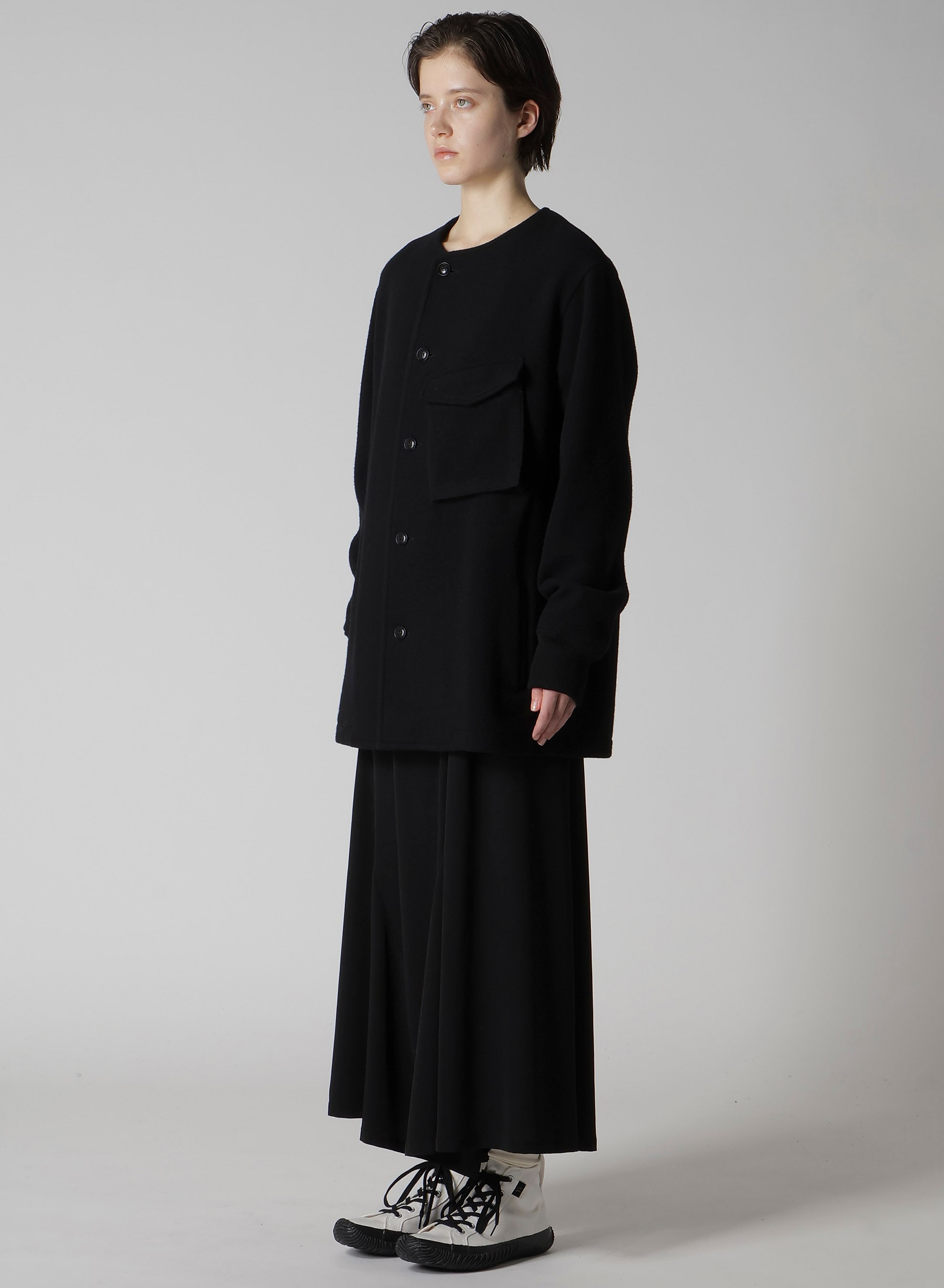 WOOL MOSSER LEFT SIDE CHEST POCKET JACKET