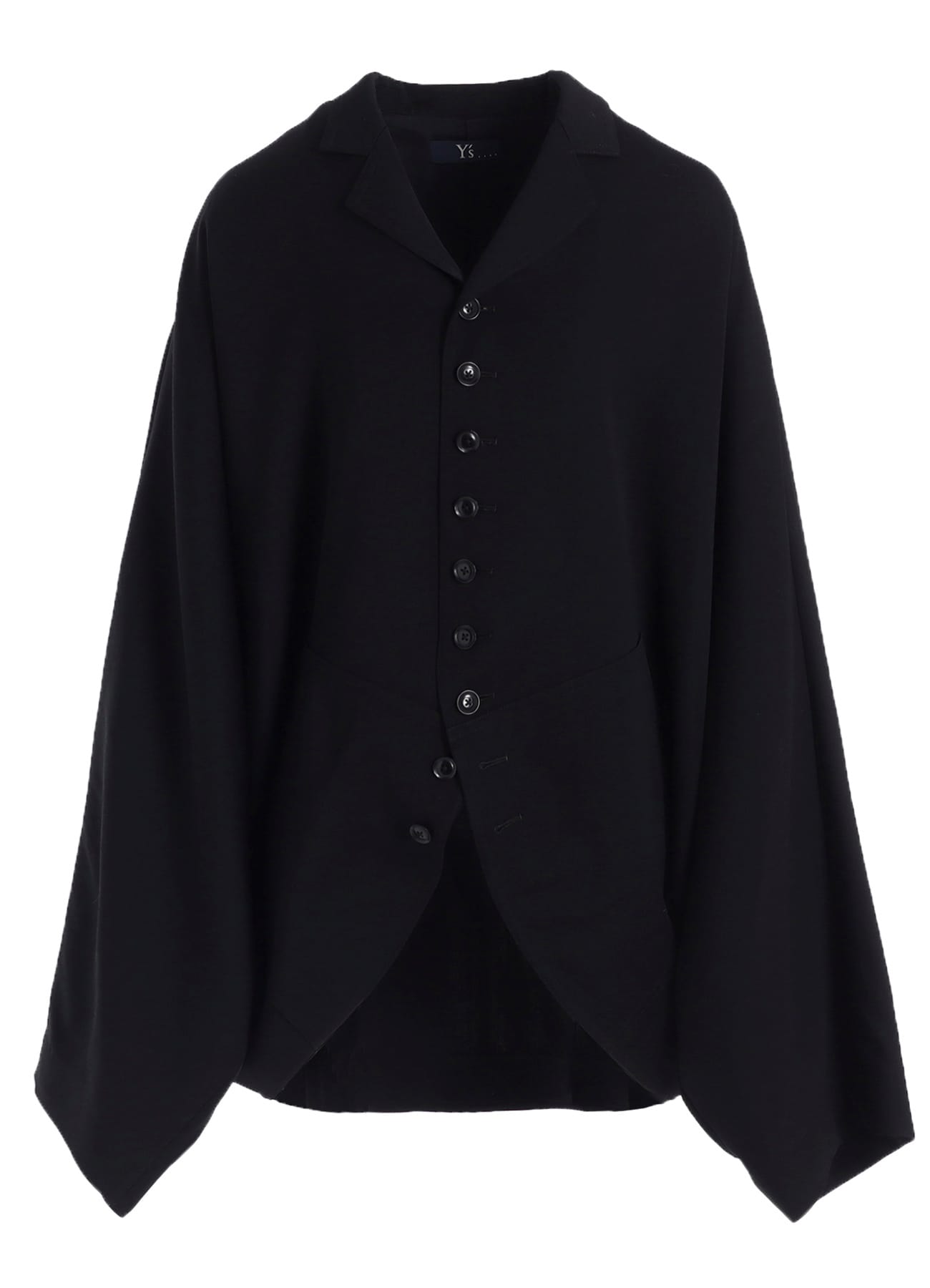 WOOL GABARDINE TAILORED DOLMAN JACKET
