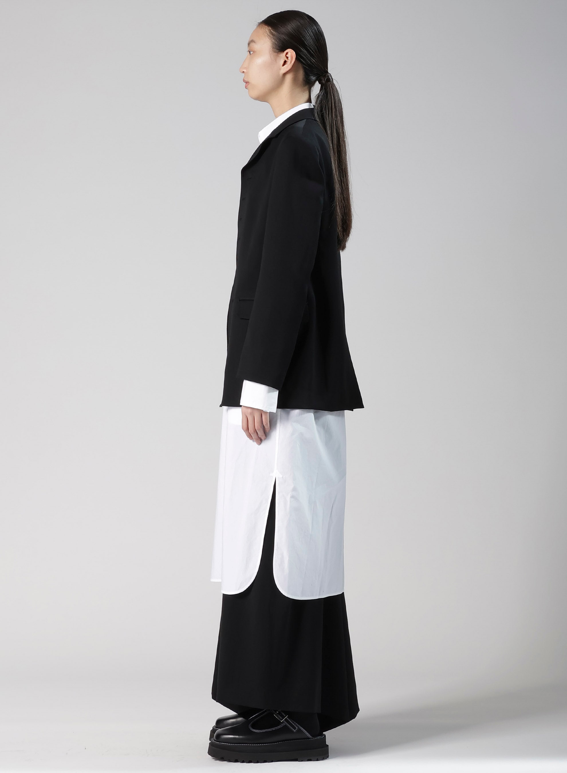 WOOL GABARDINE TAILORED JACKET