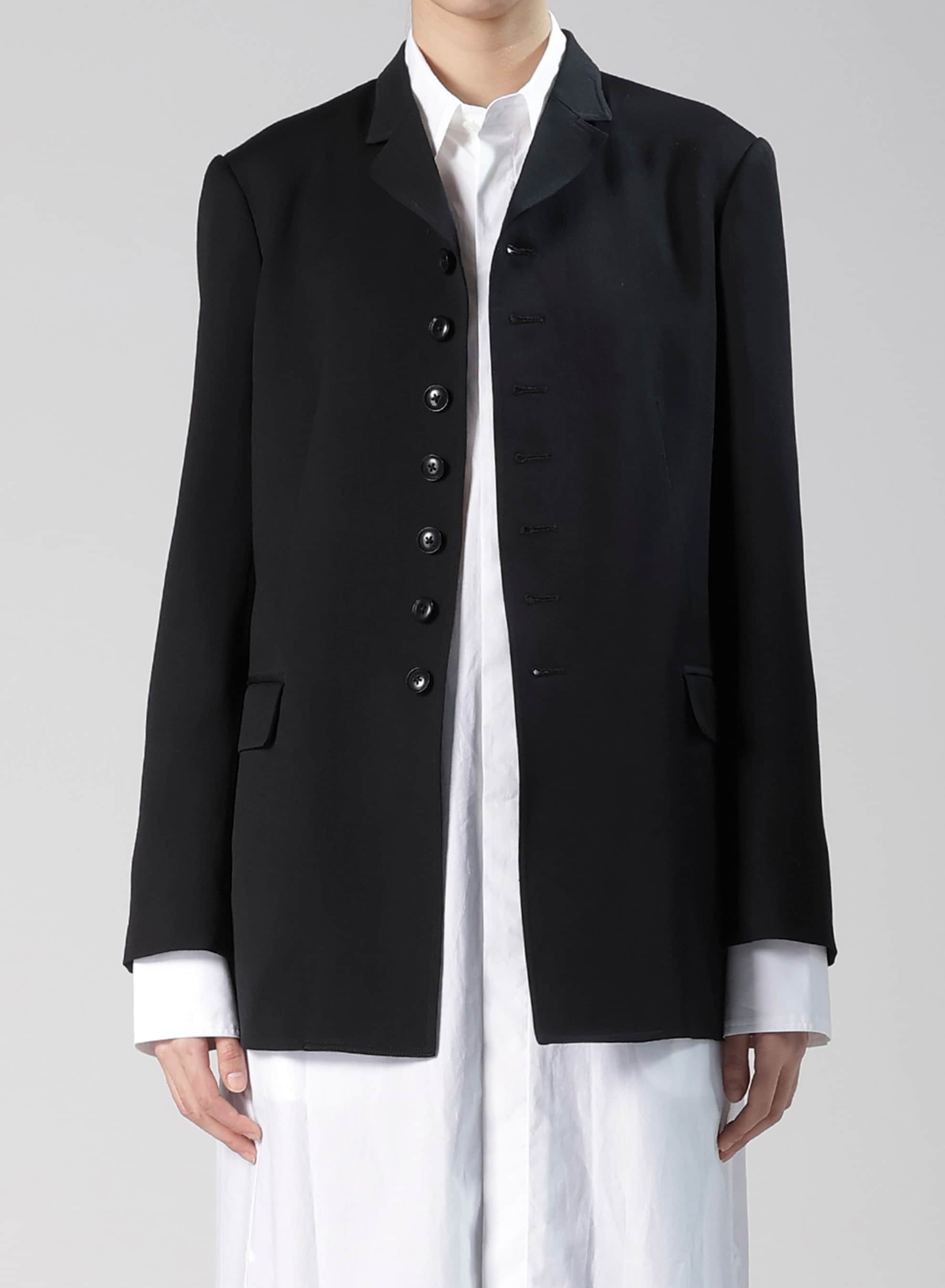 WOOL GABARDINE TAILORED JACKET
