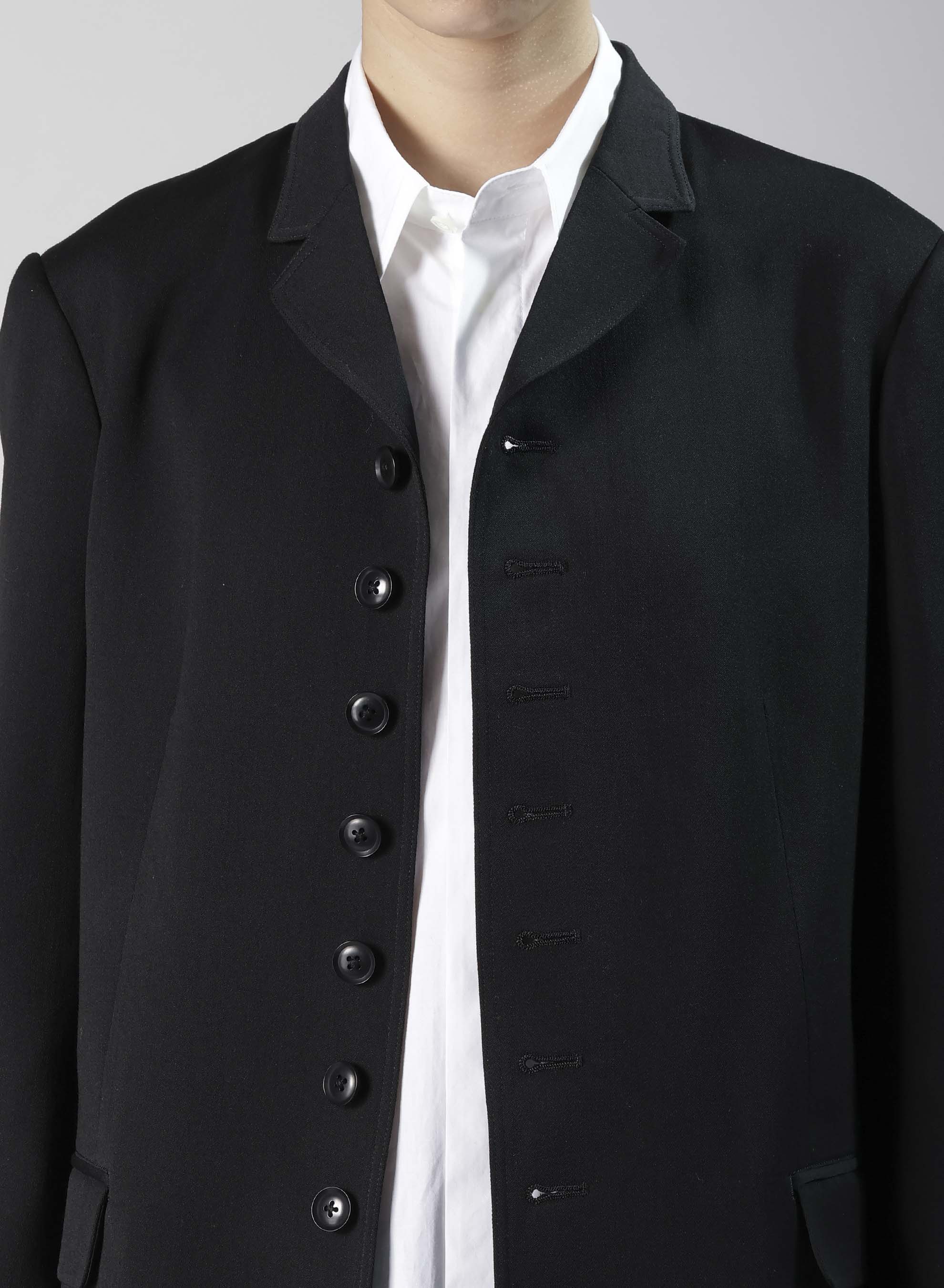 WOOL GABARDINE TAILORED JACKET