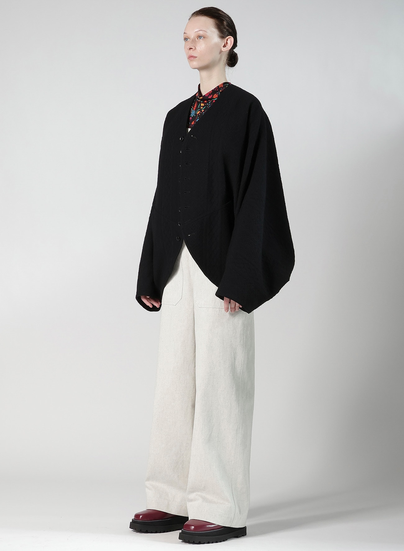 CABLE JQ KNIT DOLMAN SLEEVE JACKET