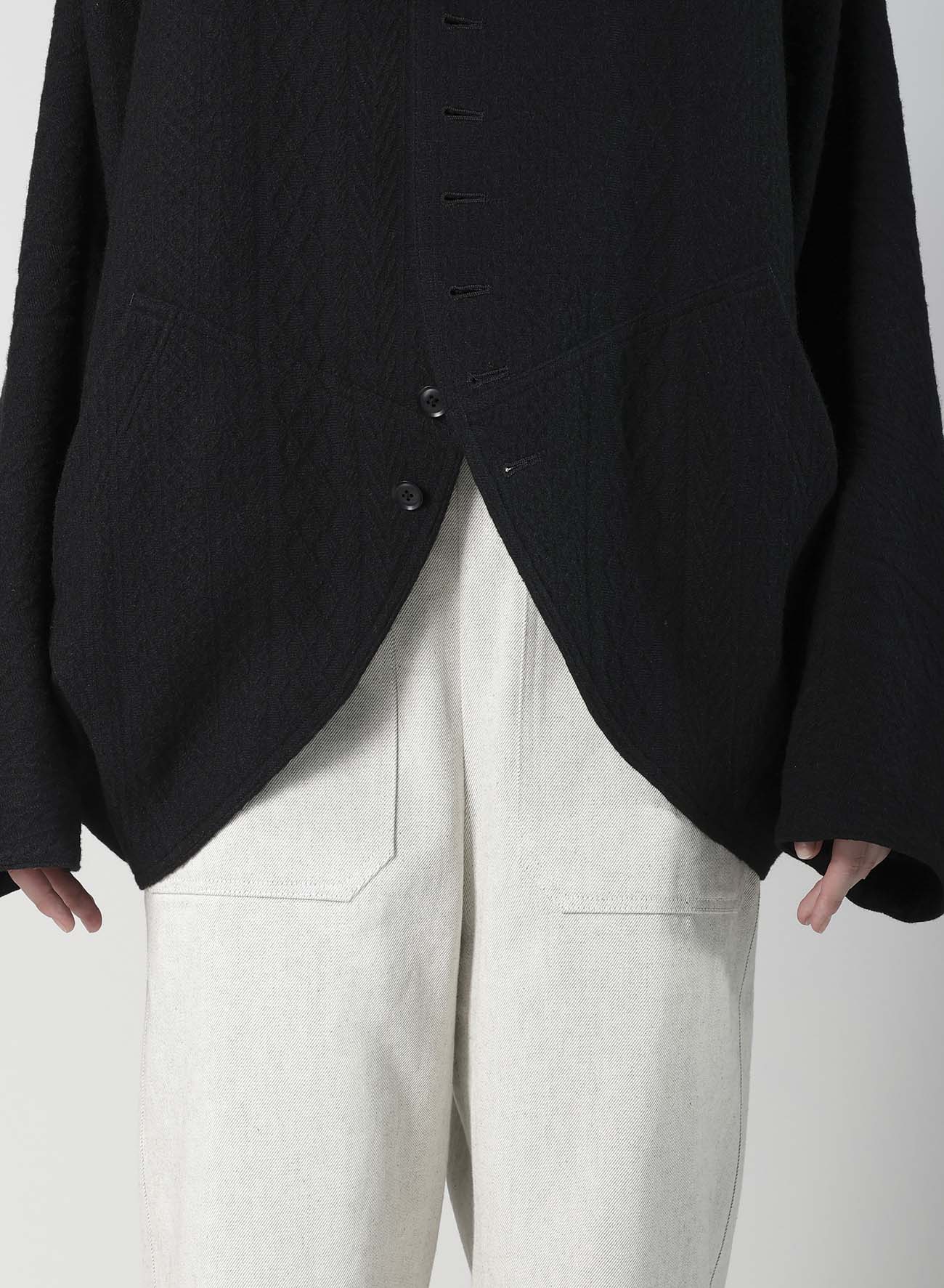 CABLE JQ KNIT DOLMAN SLEEVE JACKET