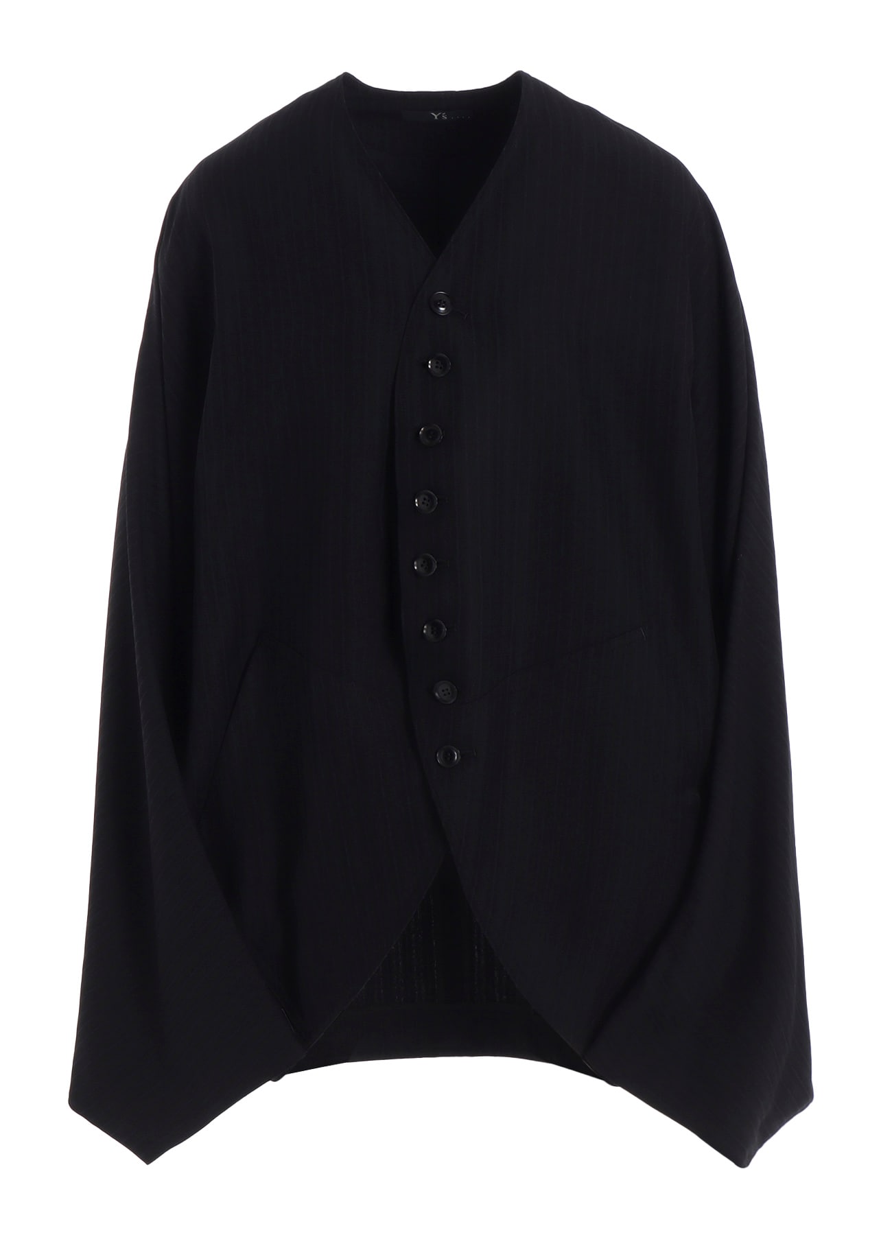 VISCOSE TWEED STRIPE DOLMAN SLEEVE JACKET