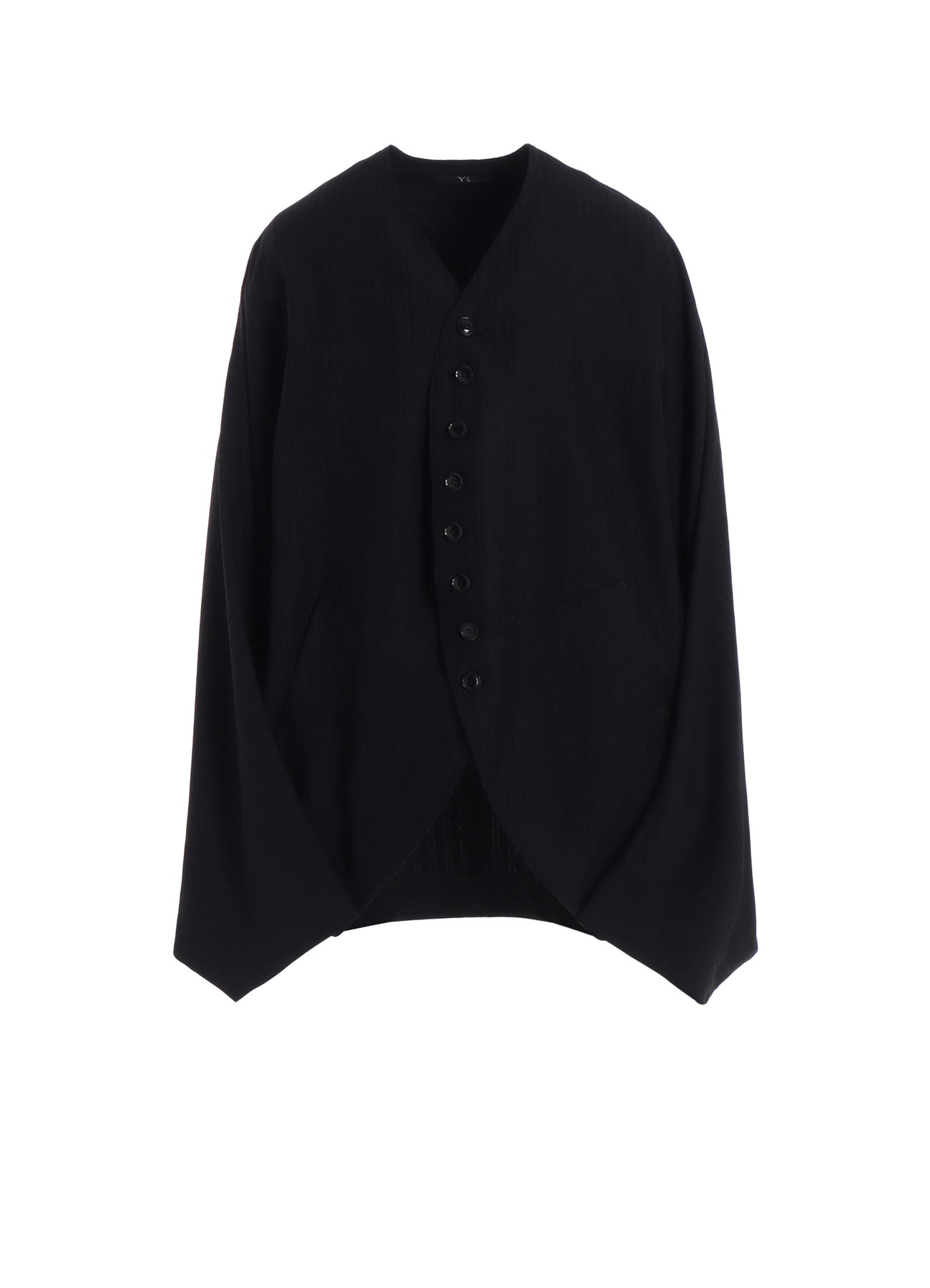 VISCOSE TWEED STRIPE DOLMAN SLEEVE JACKET