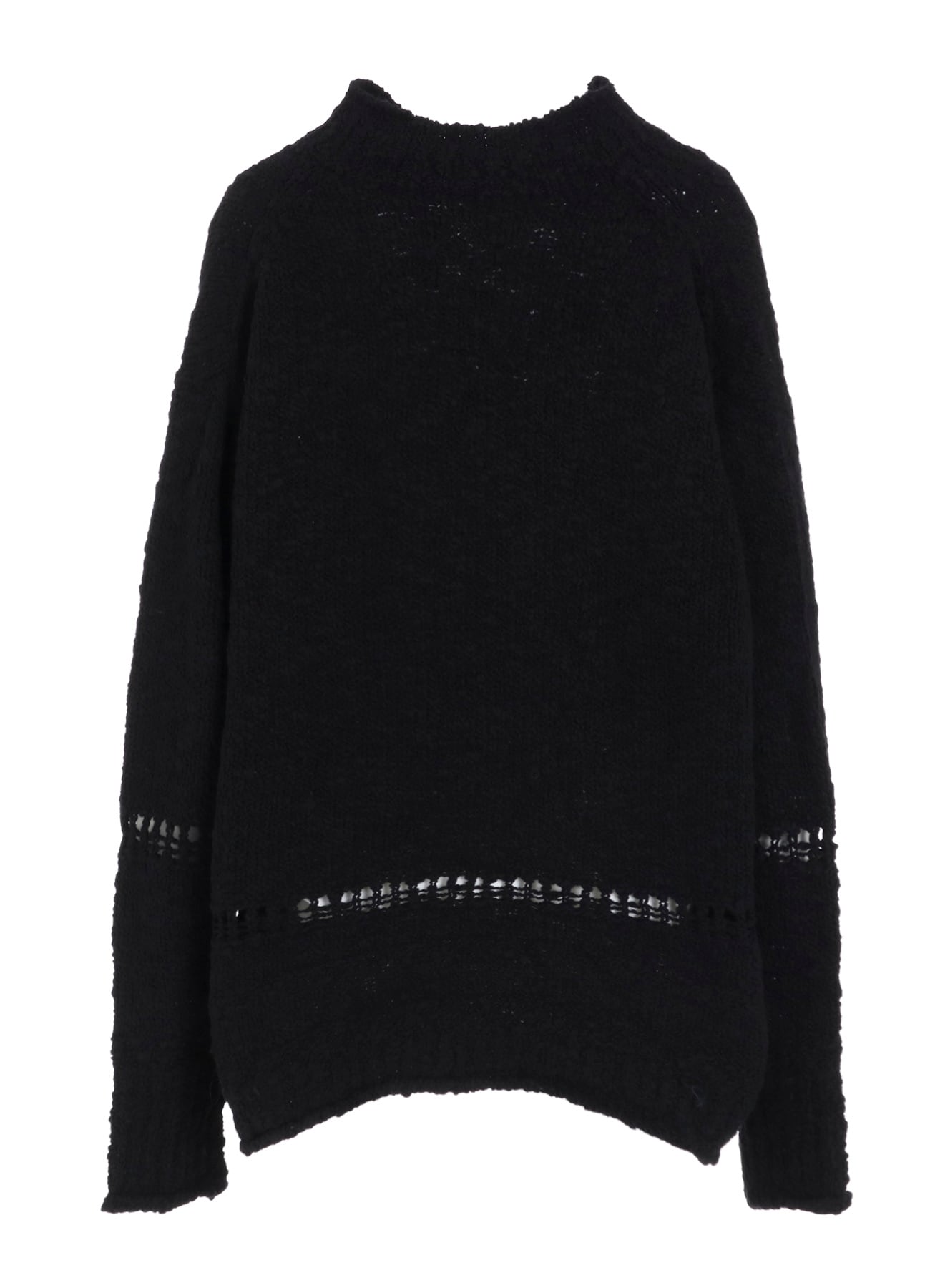 THICK SLUB JERSEY CURLED COLLAR PULLOVER