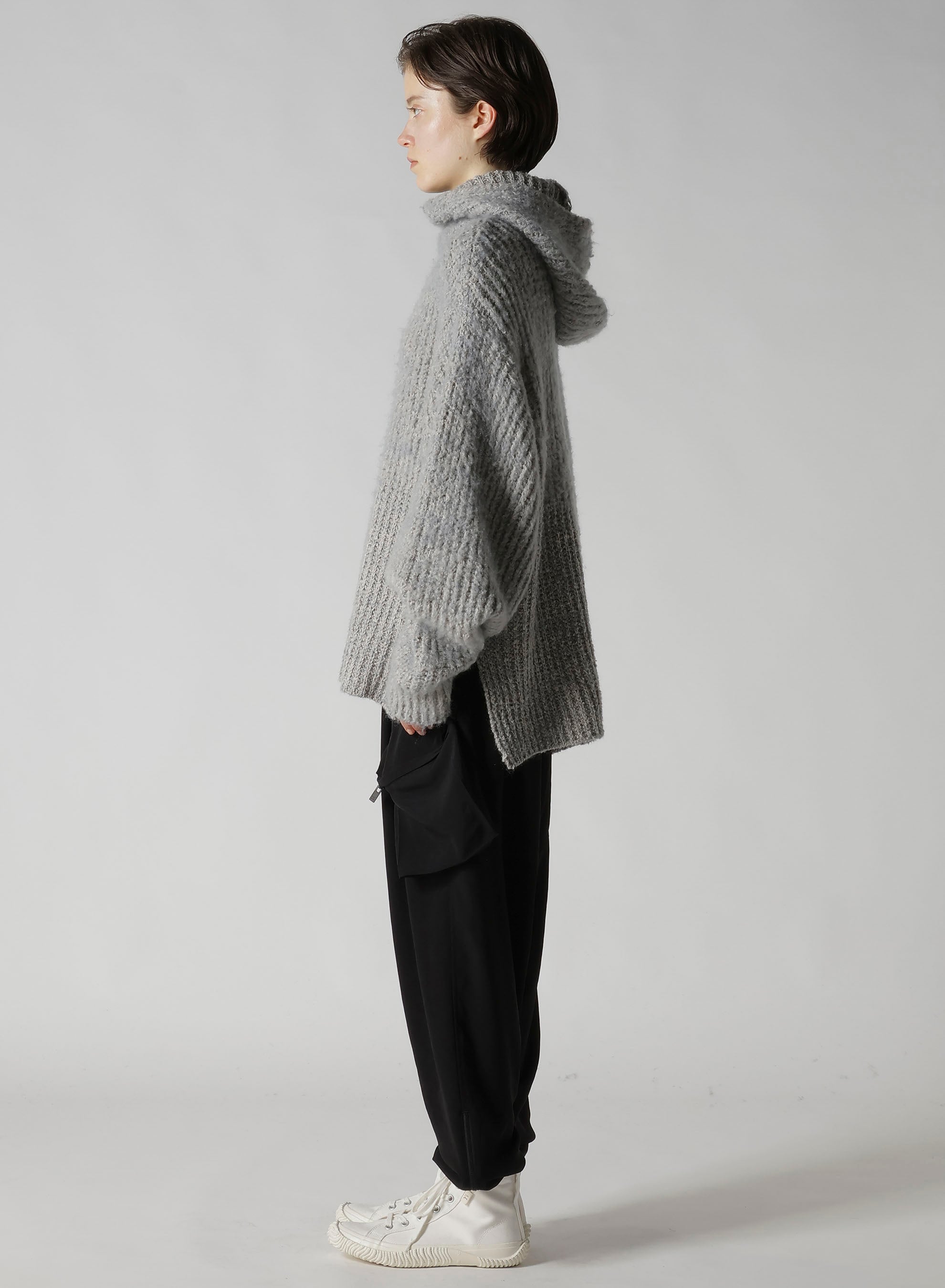 FLEECE RAISED HOODIE