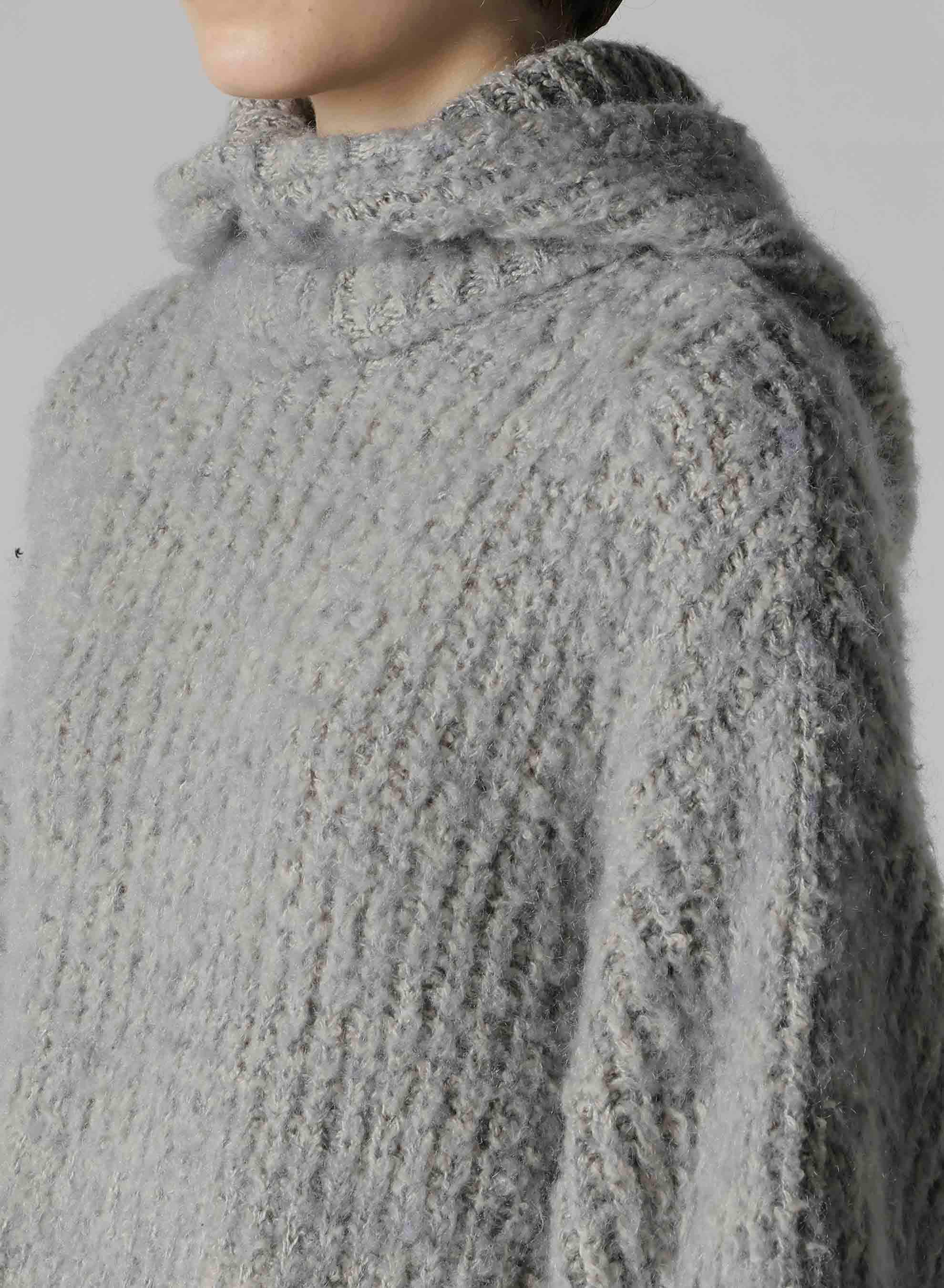 FLEECE RAISED HOODIE