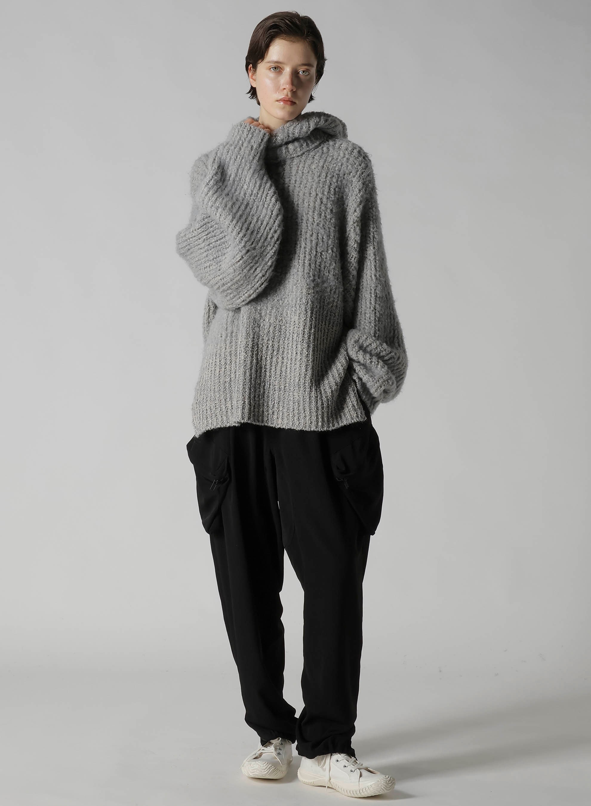 FLEECE RAISED HOODIE
