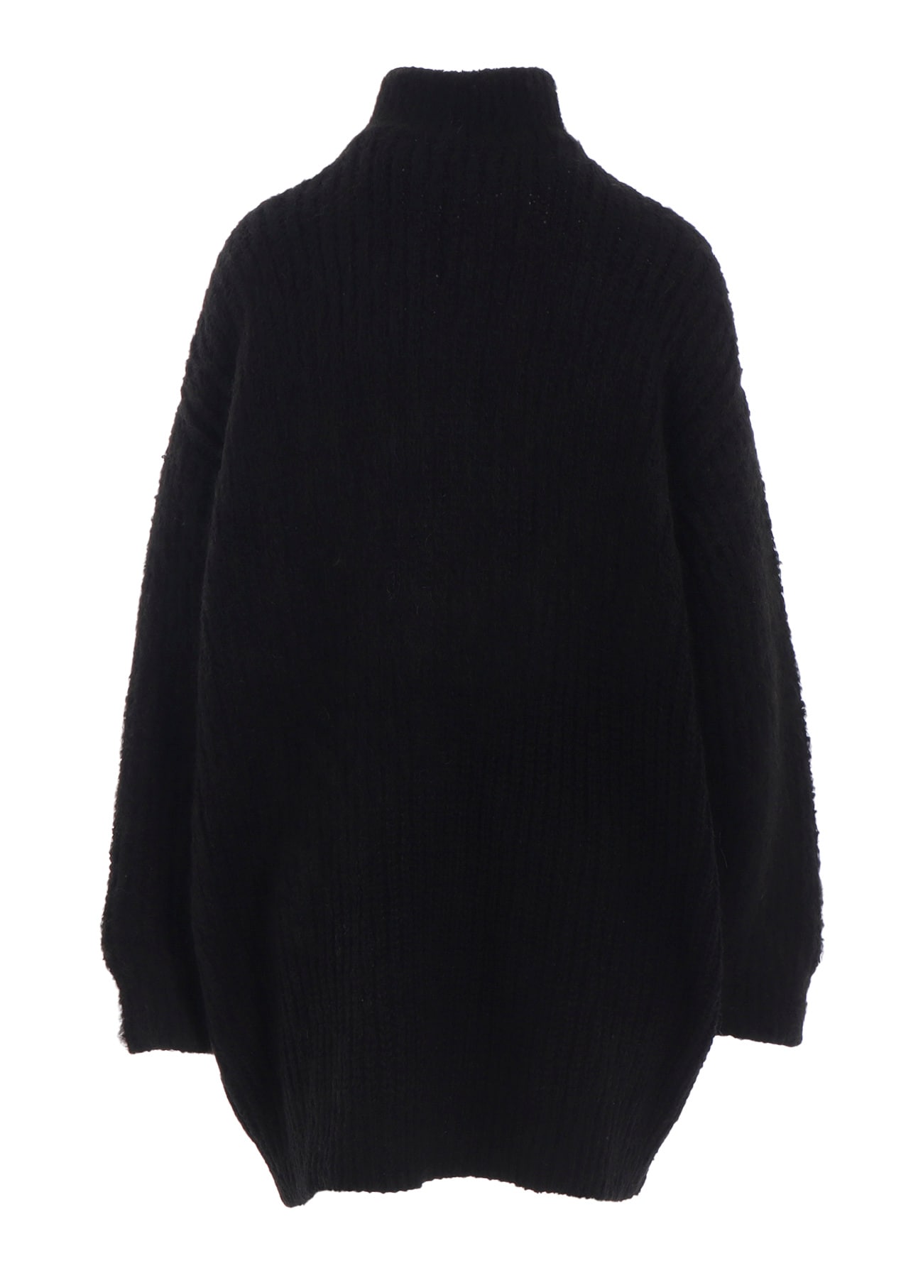 FLEECE RAISED ZIP-UP CARDIGAN