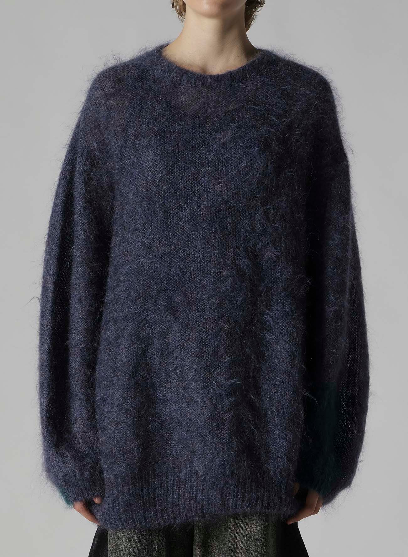 COLOR SCHEME MOHAIR PULLOVER