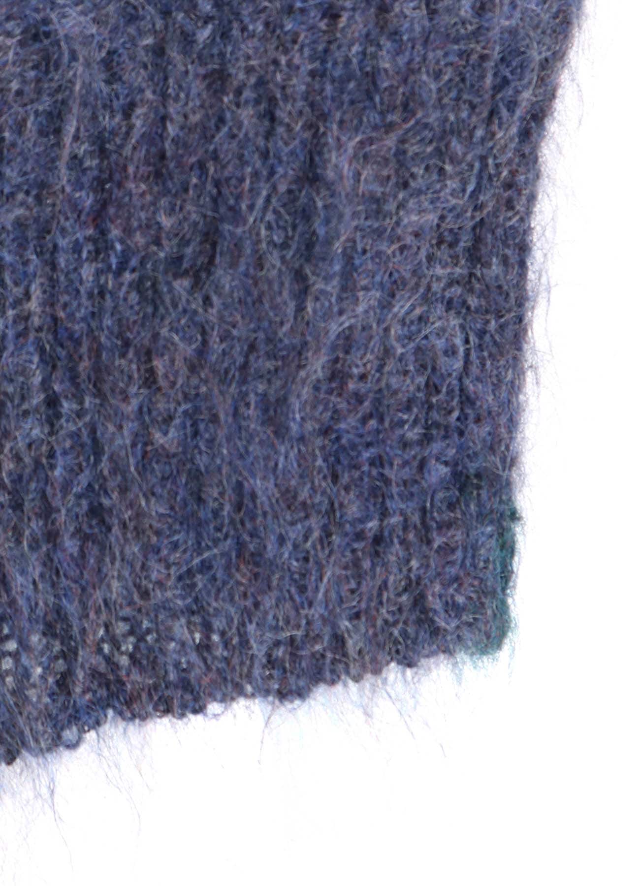 COLOR SCHEME MOHAIR CARDIGAN