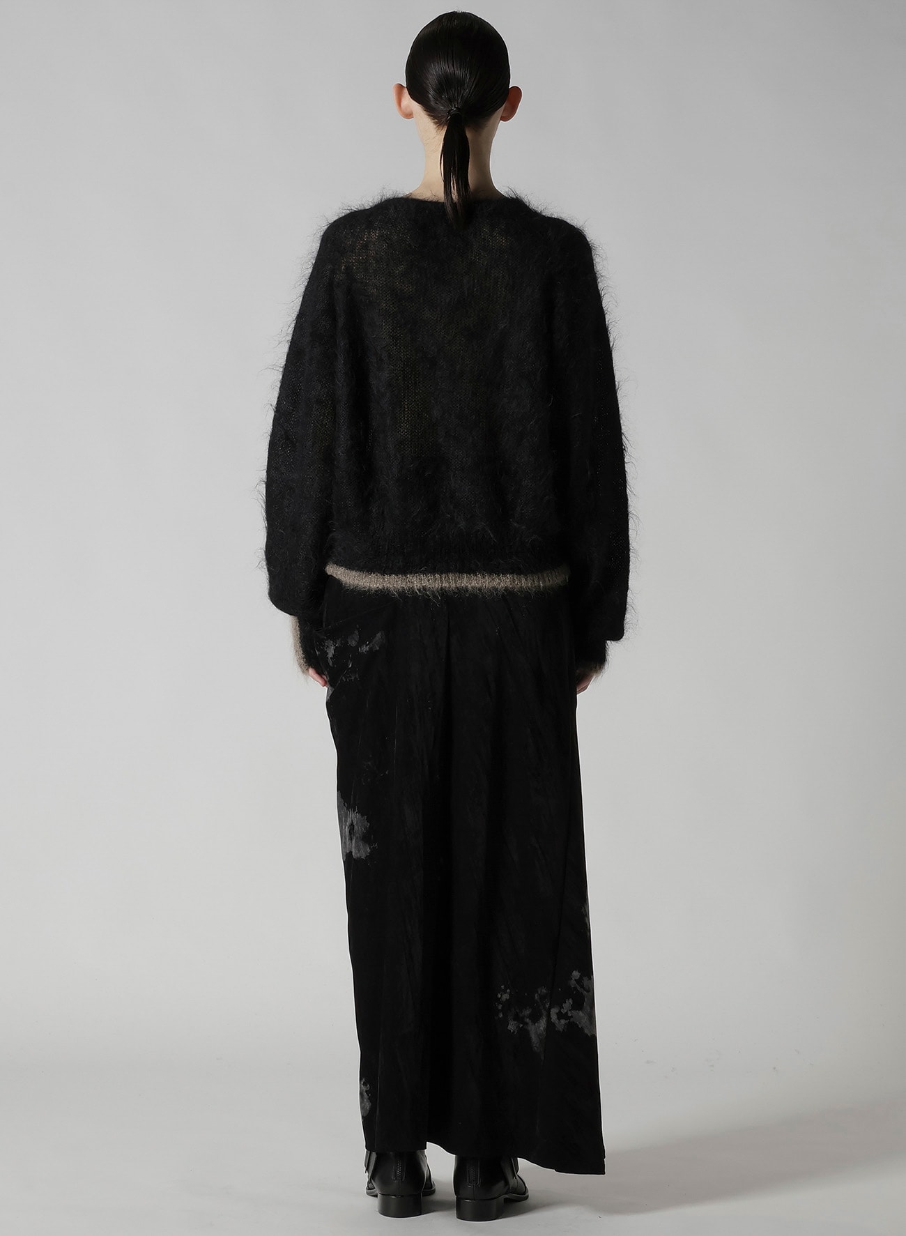 COLOR SCHEME MOHAIR CARDIGAN