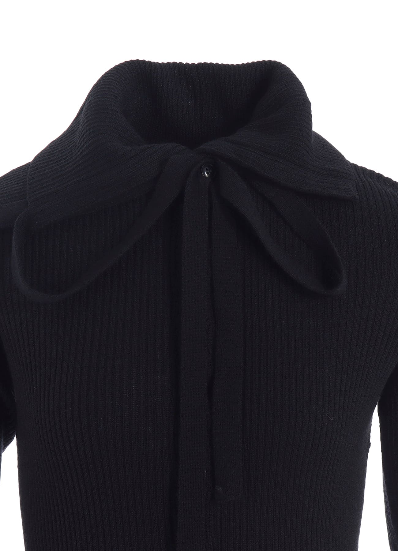 DOUBLE COLLAR ASSYMETRIC CARDIGAN