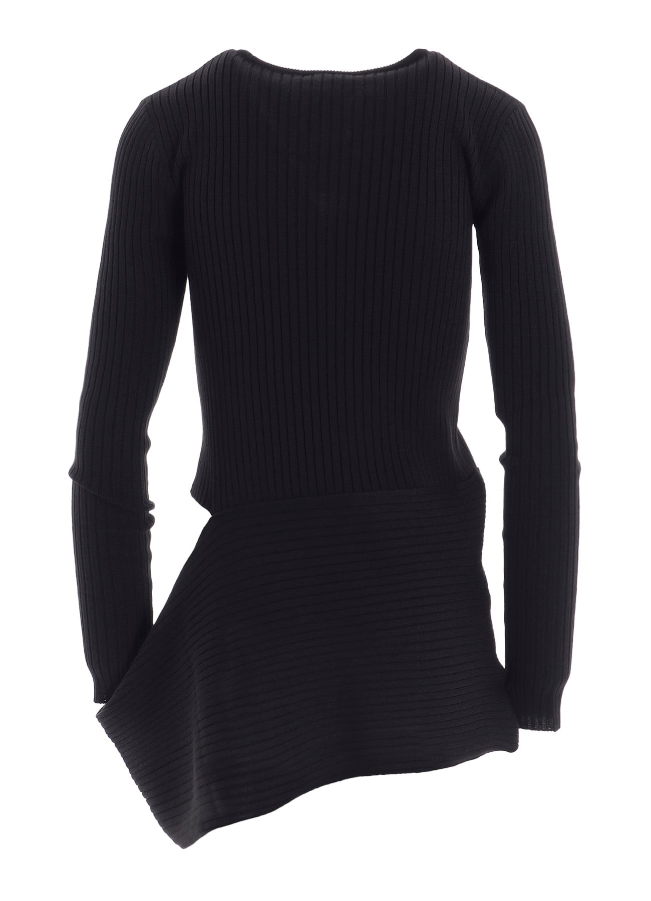 WOOL BREND PANEL KNIT