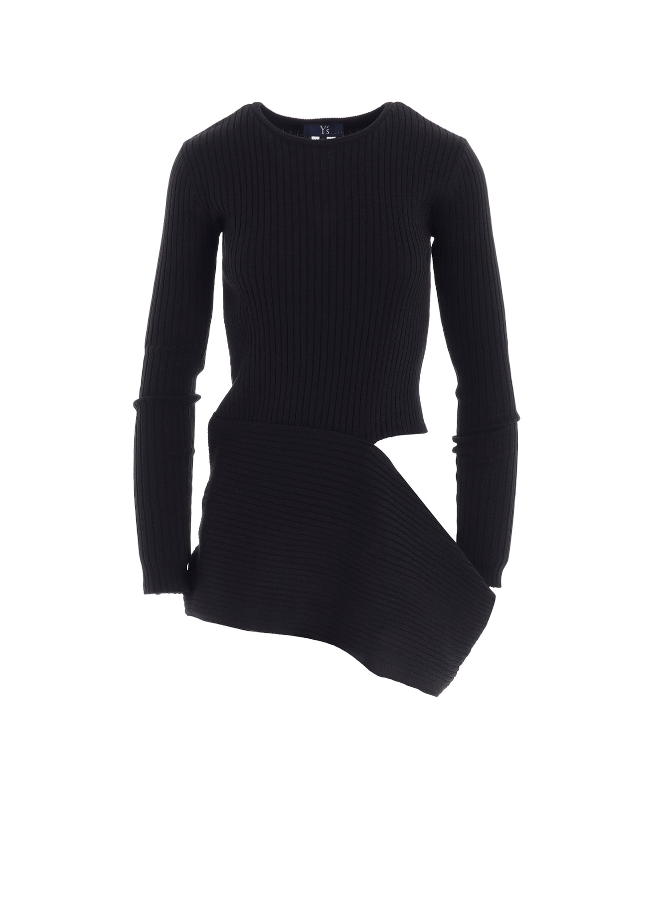 WOOL BREND PANEL KNIT
