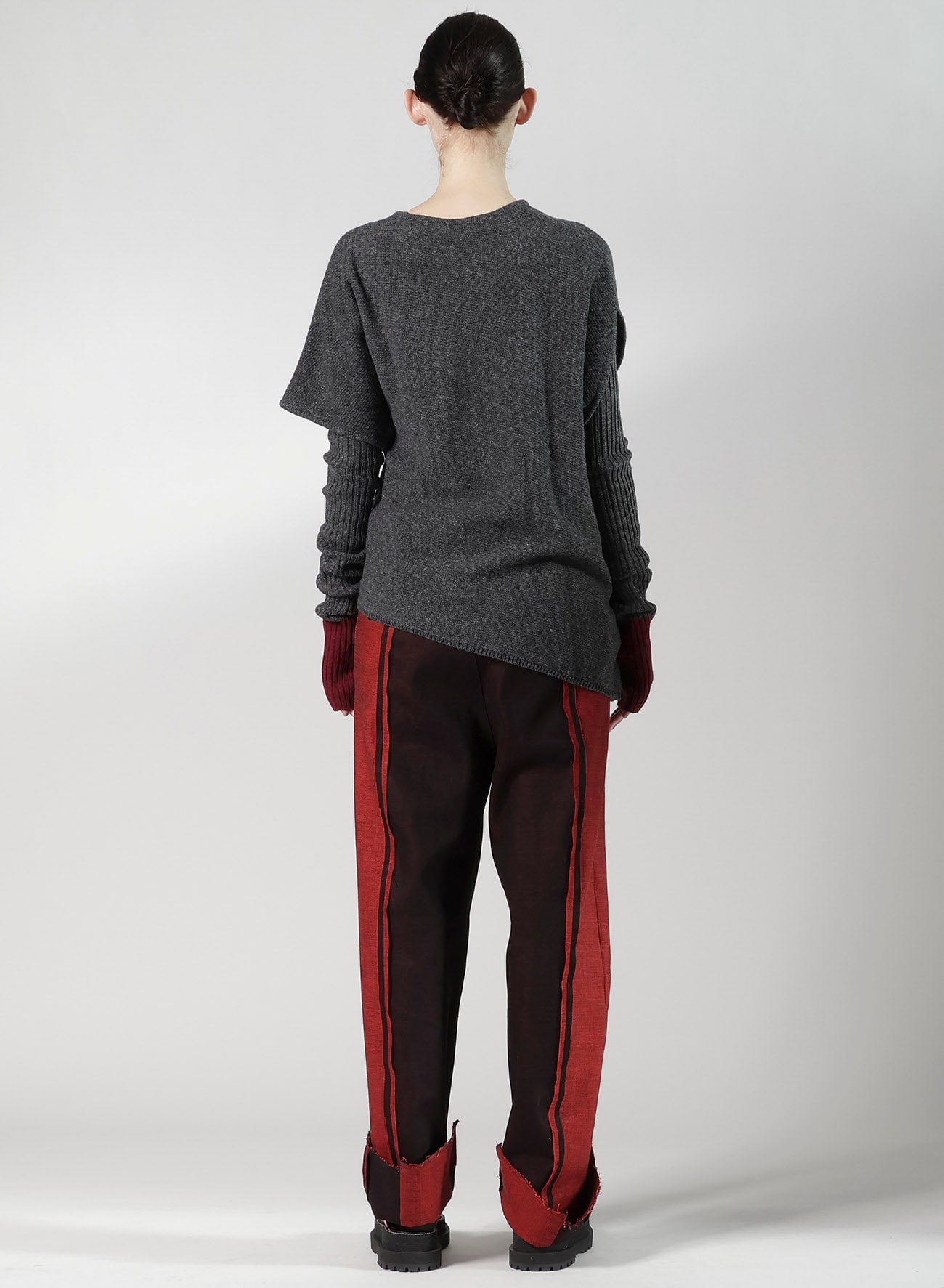 WOOL BREND ARRANGED KNIT
