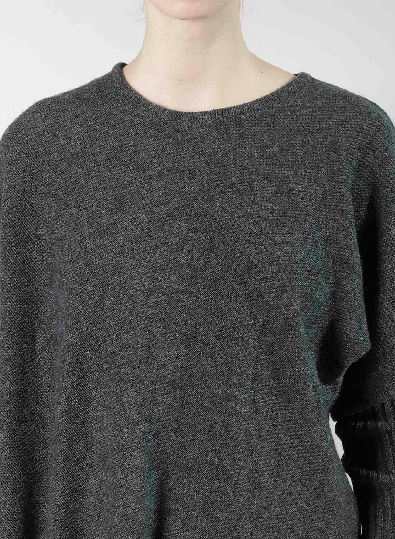 WOOL BREND ARRANGED KNIT