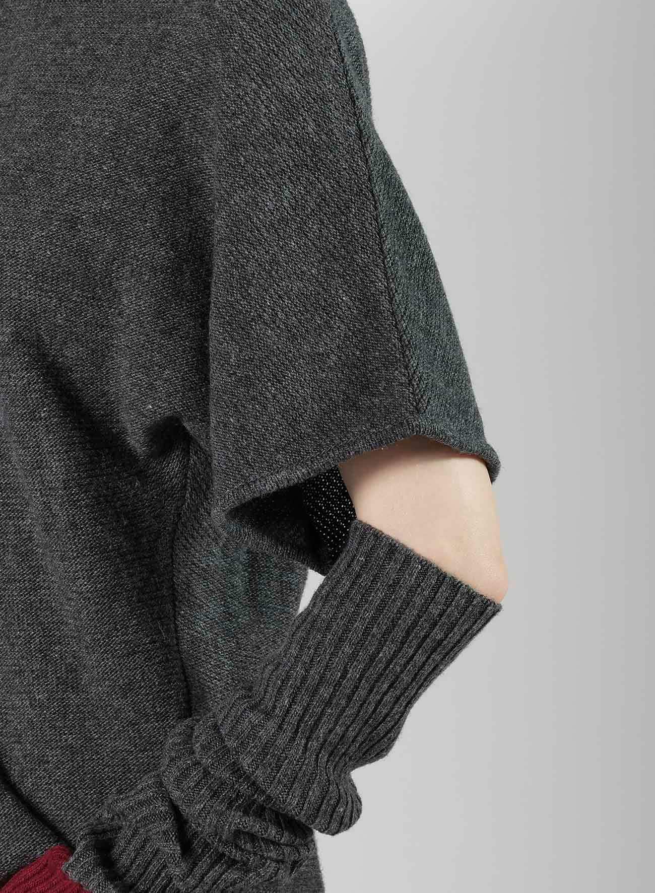 WOOL BREND ARRANGED KNIT