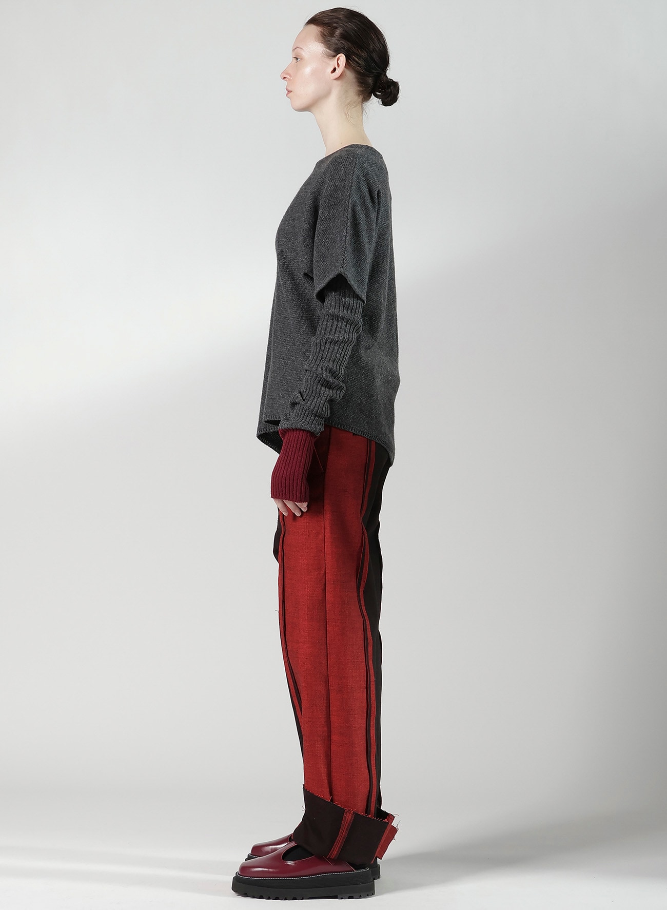 WOOL BREND ARRANGED KNIT