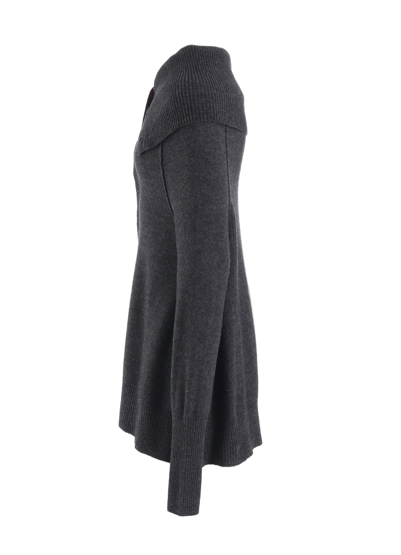 WOOL BREND DRAPED CARDIGAN