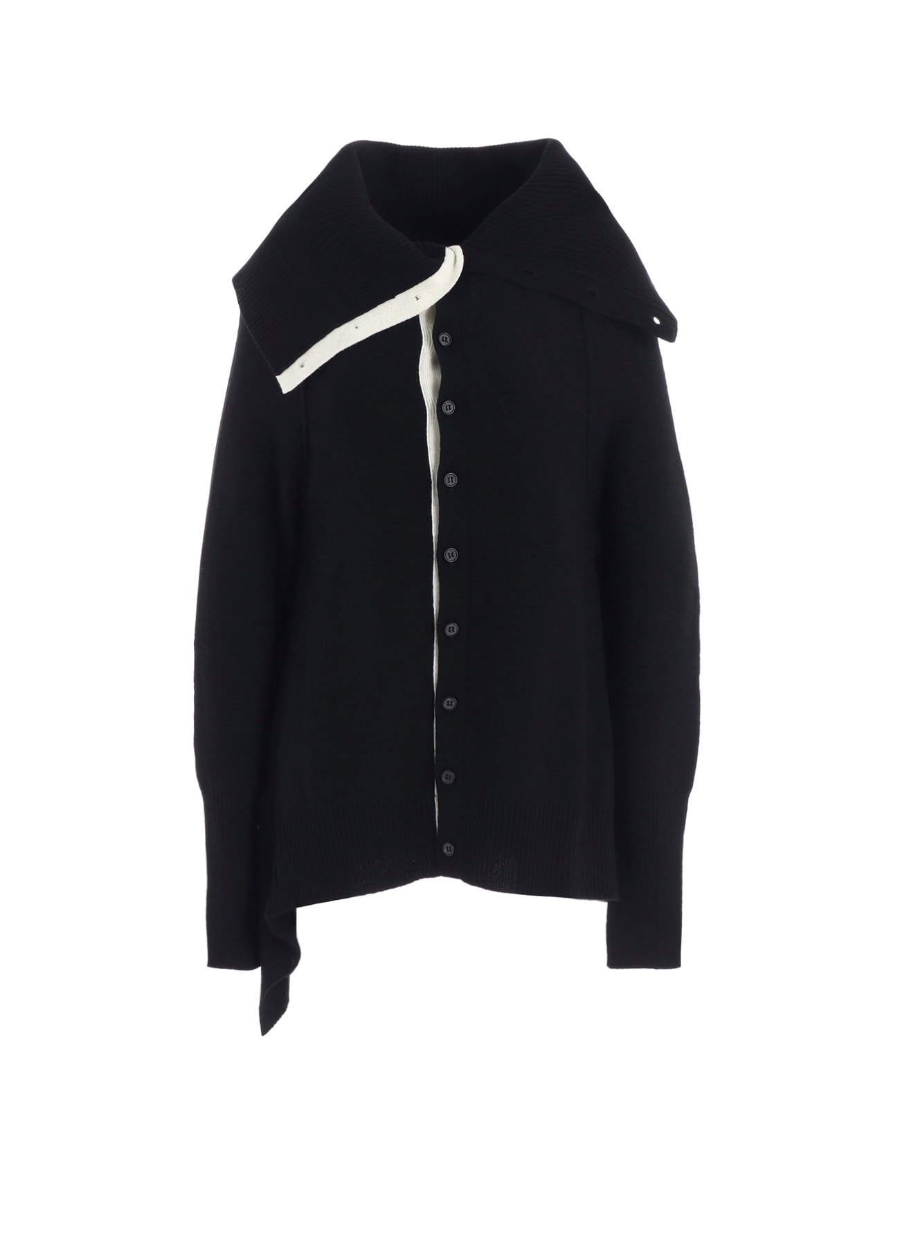 WOOL BREND DRAPED CARDIGAN