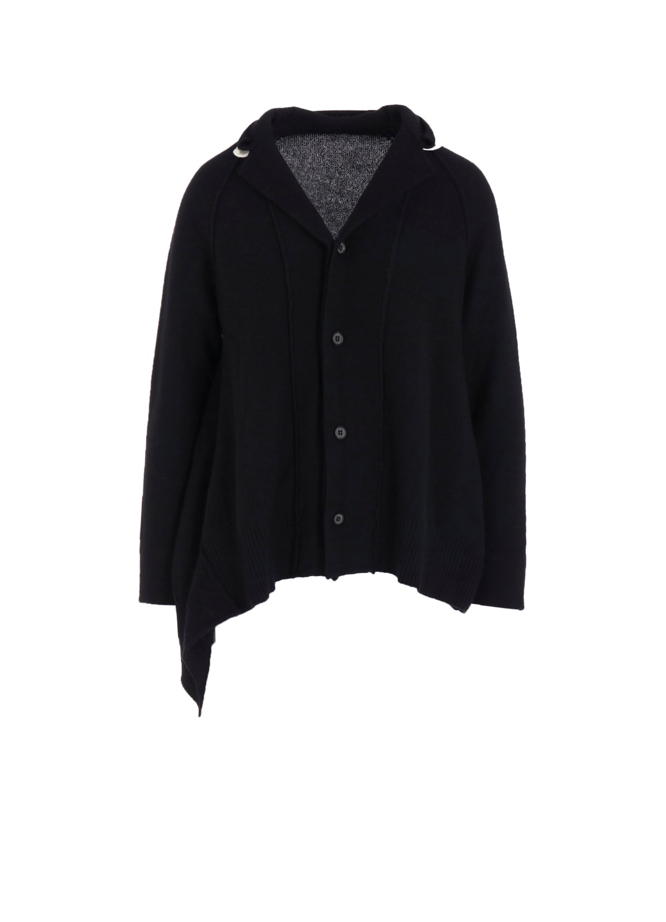 WOOL BREND DRAPED JACKET