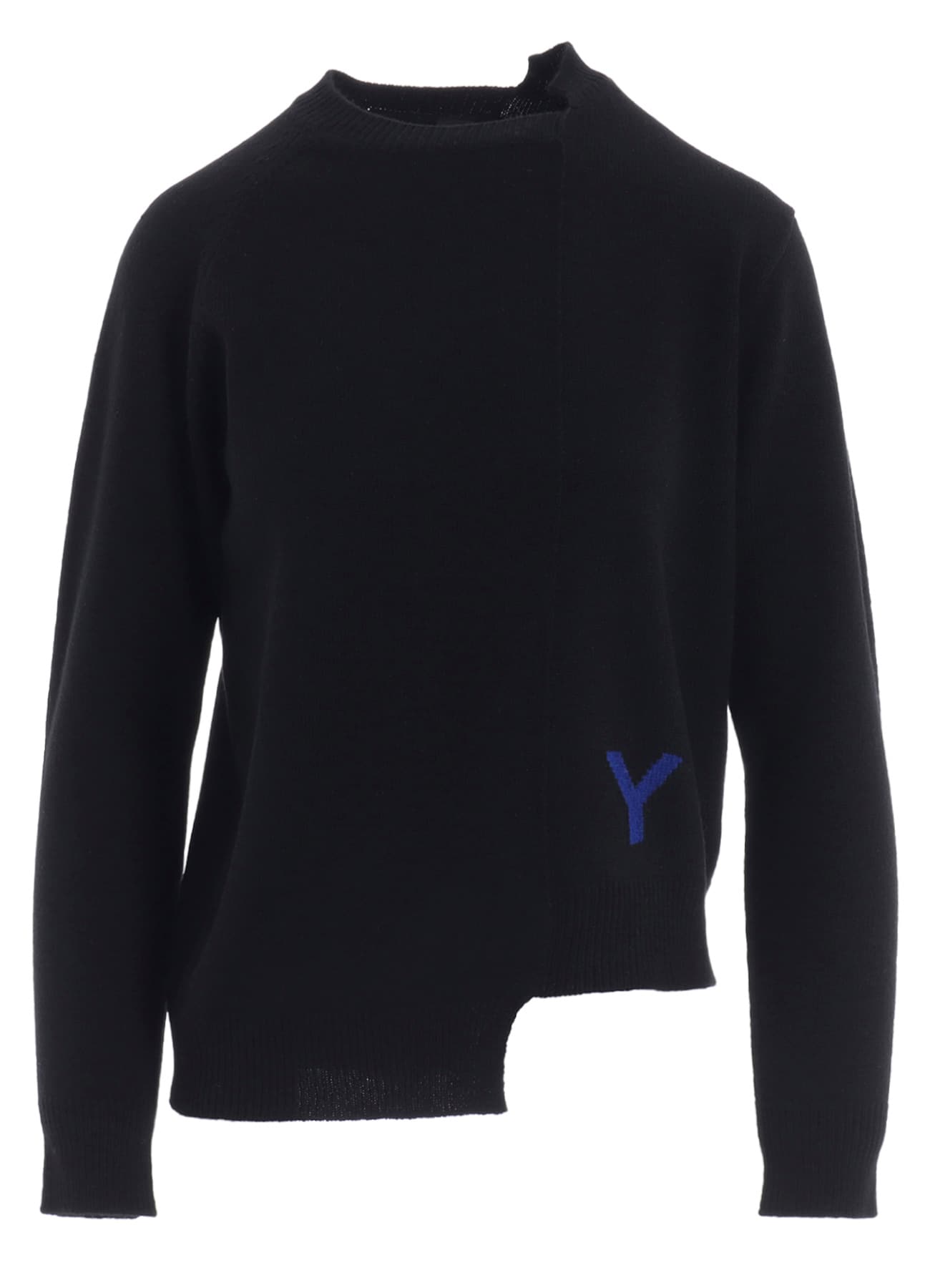 INTARSIA ASYMMETERIC PULLOVER
